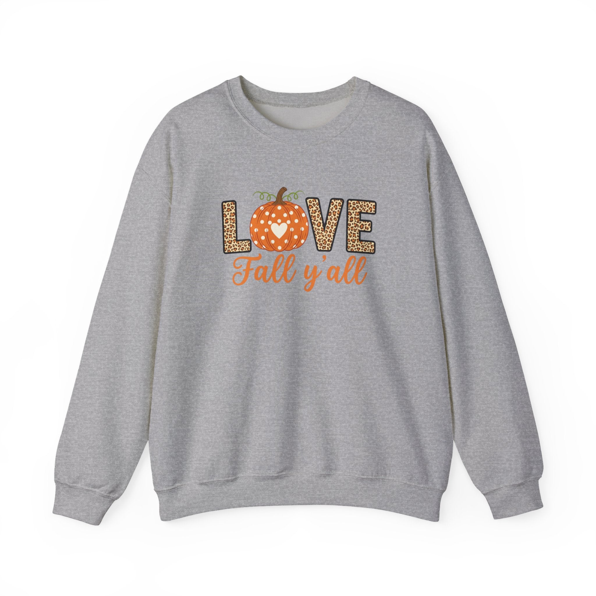 Love Thanksgiving Sweatshirt,Its Fall Yall Crewneck,Fall Sweater for Women, Pumpkin Shirt, Fall Crewneck Womens Thanksgiving Shirt