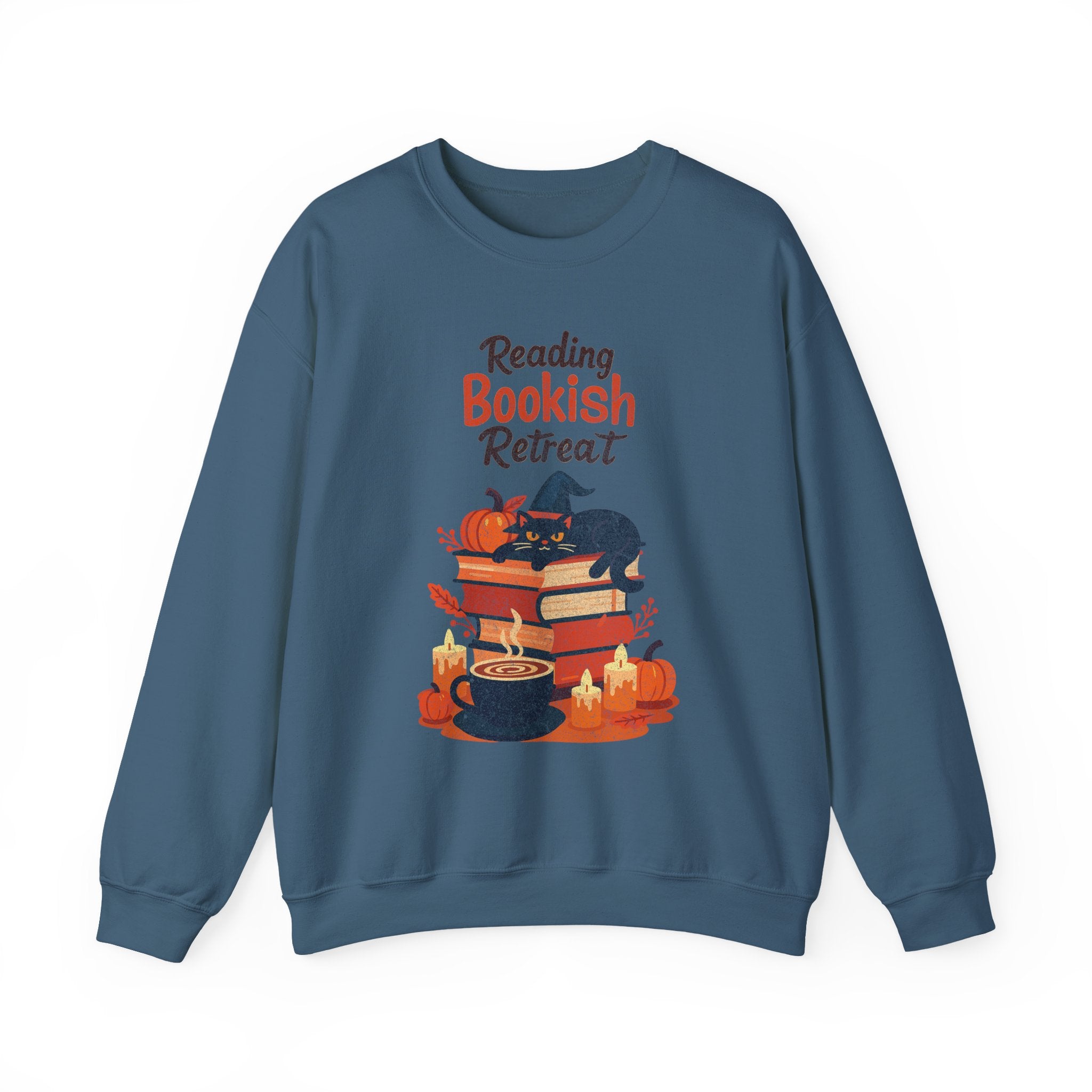 Reading Bookish Retreat Vintage Sweatshirt, Vintage Reading Sweatshirt, Booklover Gift, Reader Gift, Librarian Sweatshirt, Bookworm Pullover, Bookish Crewneck