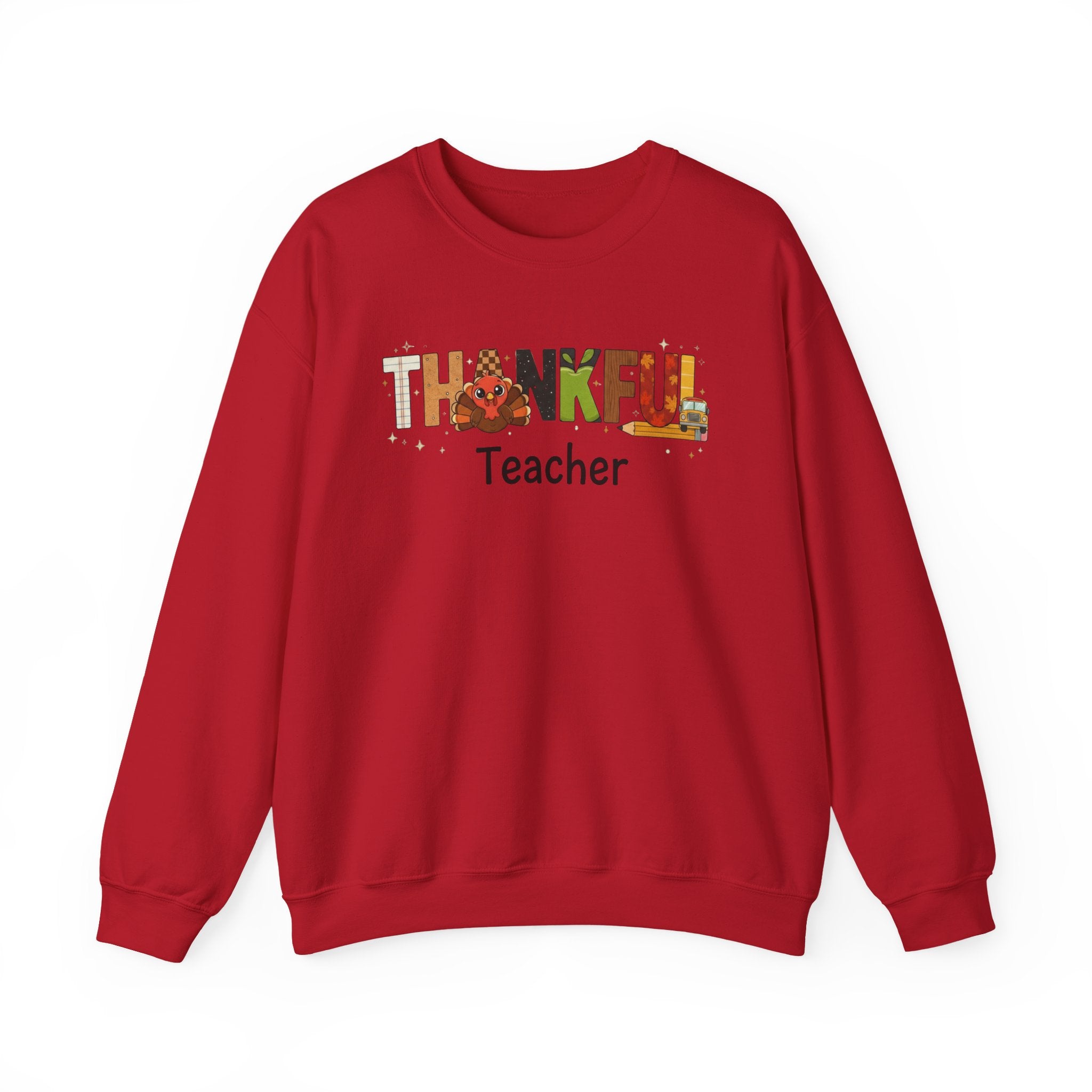 Thankful Teacher Sweatshirt, Turkey Teacher Crewneck, Thanksgiving Teacher Shirt, Kindergarten Teacher Sweatshirt, First Grade Teacher Shirt, Teacher Gift