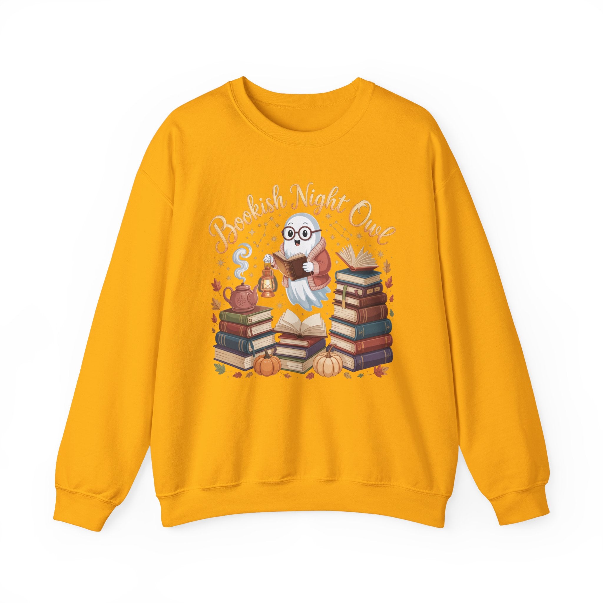 Bookish Night Owl Sweatshirt, Vintage Reading Sweatshirt, Booklover Gift, Reader Gift, Librarian Sweatshirt, Bookworm Pullover, Bookish Crewneck