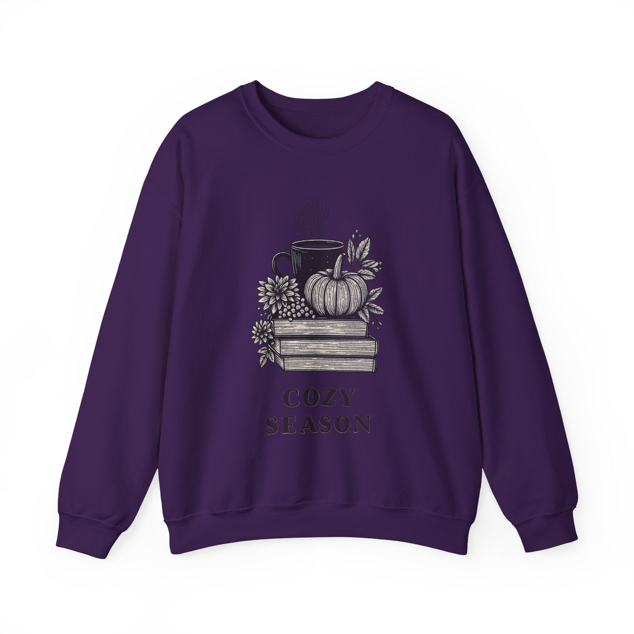 Cozy Season Sweatshirt, Vintage Reading Sweatshirt, Booklover Gift, Reader Gift, Librarian Sweatshirt, Bookworm Pullover, Bookish Crewneck