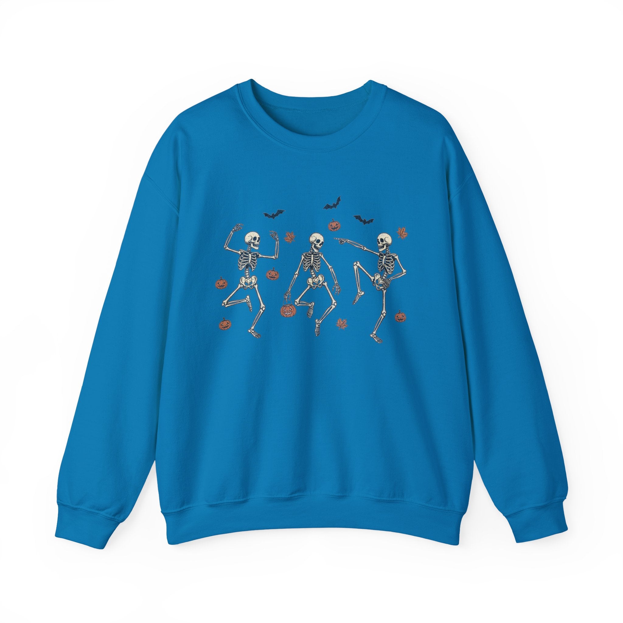 Dancing Bones Crewneck – Fall's Favorite Undead Fit, Unisex Heavy Blend™ Crewneck Sweatshirt