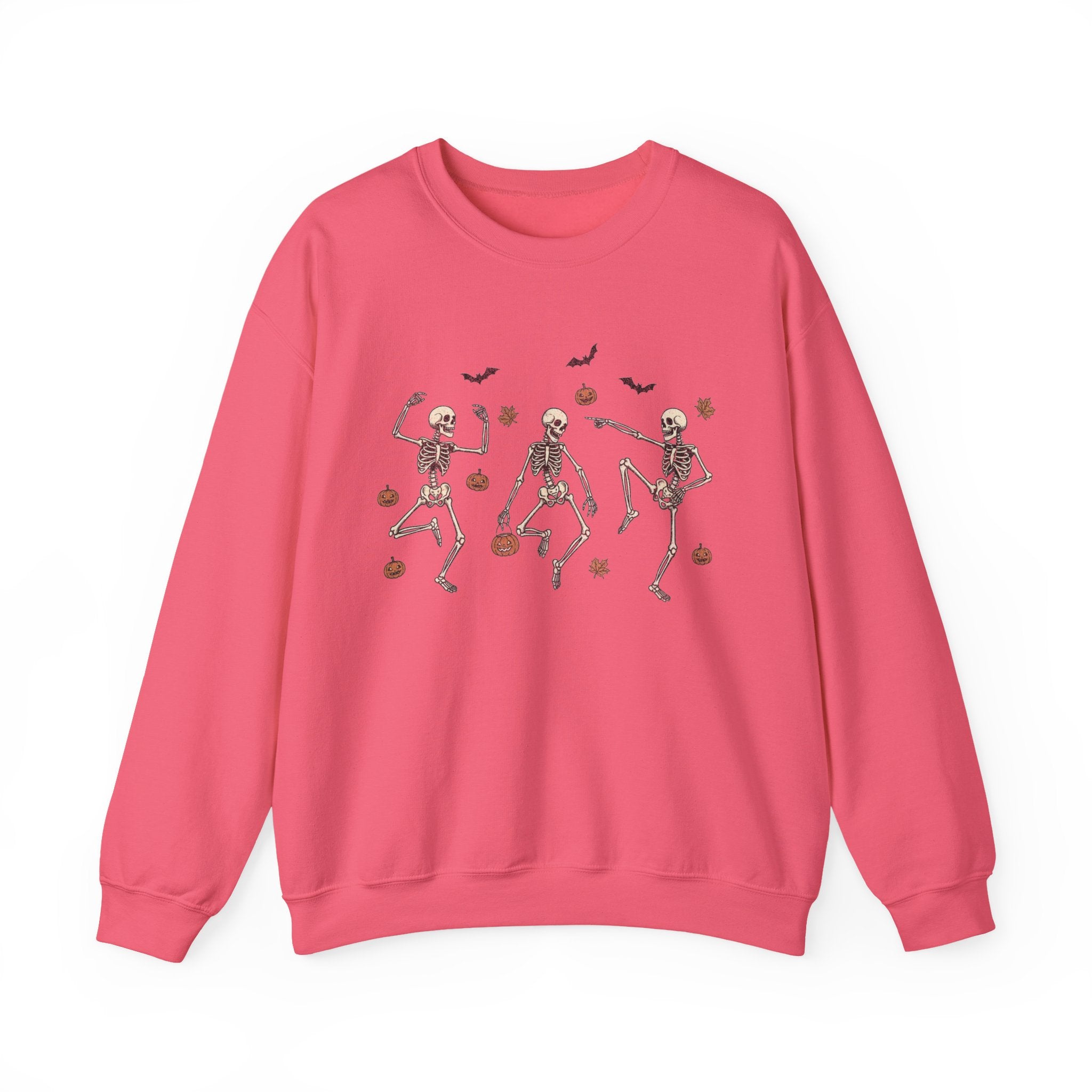 Dancing Bones Crewneck – Fall's Favorite Undead Fit, Unisex Heavy Blend™ Crewneck Sweatshirt