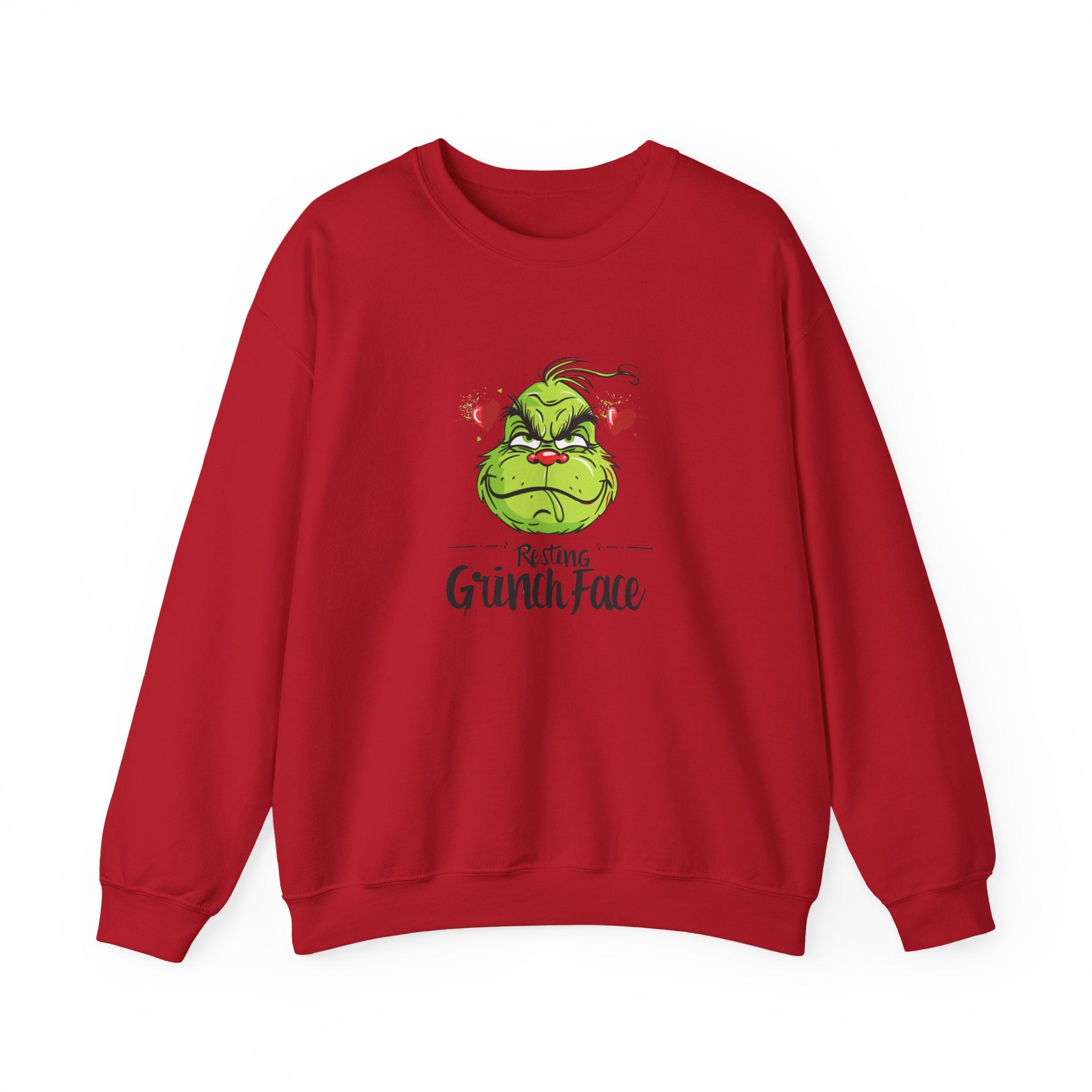 Resting Grinch Face Sweatshirt, Grinch Face Crewneck, Grinchmas Sweater, Christmas Funny Grinch Sweatshirt, Christmas Grinch Shirt Ew People Shirt