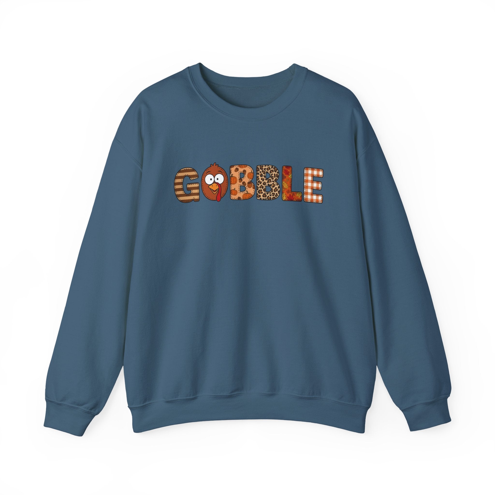 Gobble Thanksgiving Sweatshirt, Cute Thanksgiving Turkey Crewneck, Matching Thanksgiving Shirt, Family Thanksgiving Shirt, Womens Thanksgiving Shirt