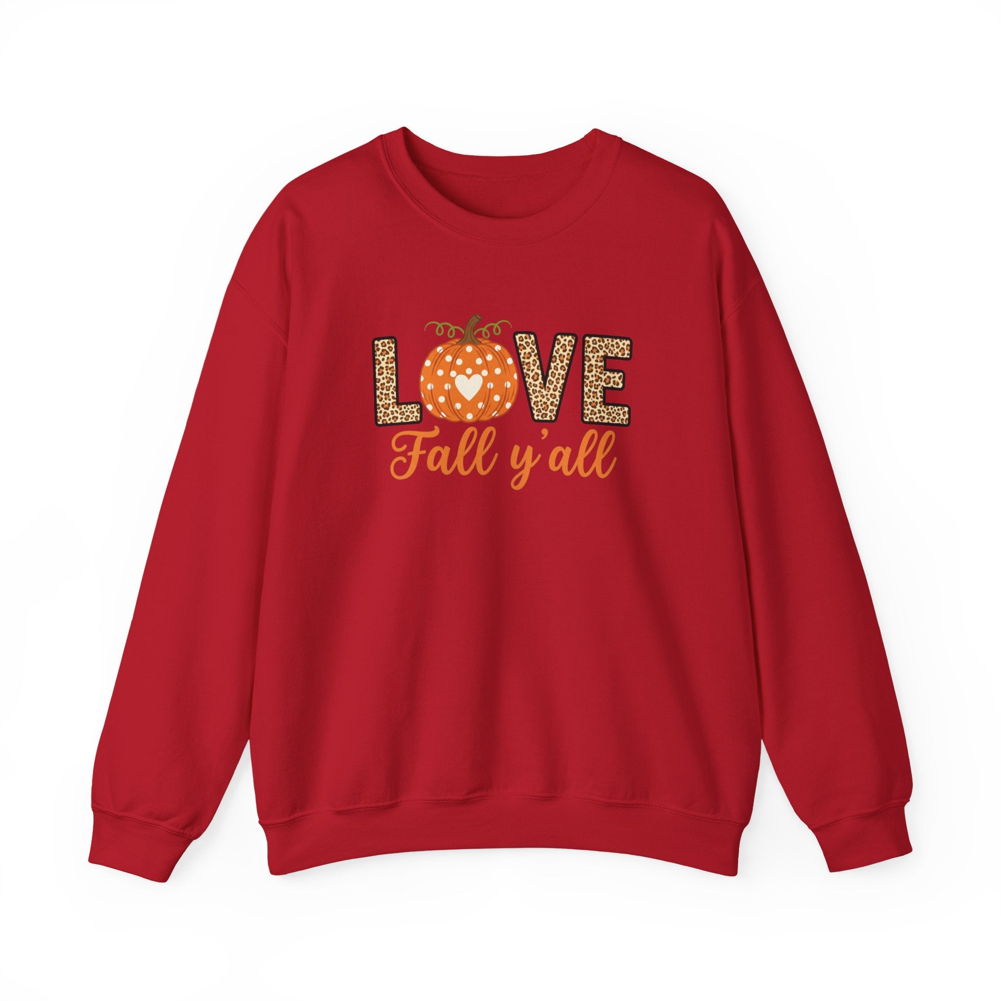 Love Thanksgiving Sweatshirt,Its Fall Yall Crewneck,Fall Sweater for Women, Pumpkin Shirt, Fall Crewneck Womens Thanksgiving Shirt