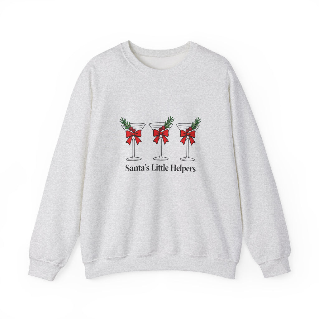 Santa's Little Helpers Sweatshirt, Christmas Woman Crewneck, Womens Christmas Shirt, Christmas Gift, Funny Christmas Shirt, Festive Holiday Gift
