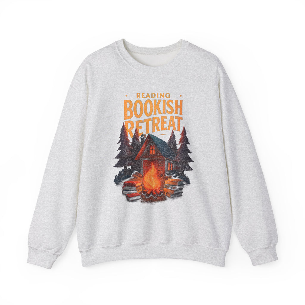 Reading Bookish Retreat Vintage Sweatshirt, Vintage Reading Sweatshirt, Booklover Gift, Reader Gift, Librarian Sweatshirt, Bookworm Pullover, Bookish Crewneck