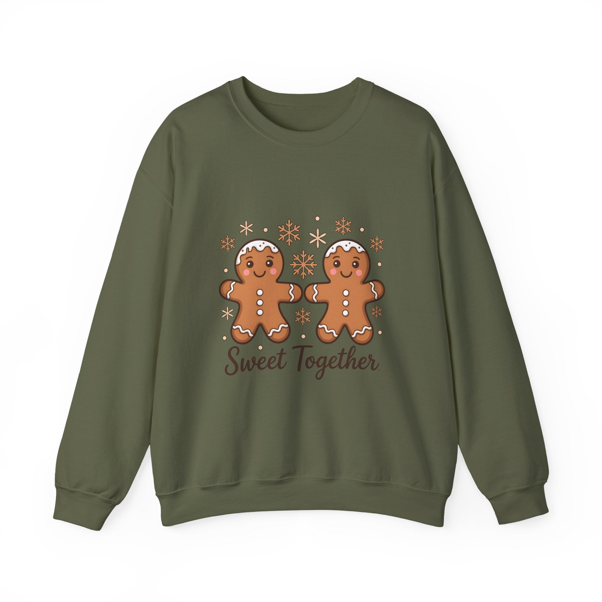 Gingerbread Sweatshirt, Christmas Gingerbread Cookies Crewneck, Holiday Baking, Christmas Cookie Baking, Gingerbread Sweater, Cute Holiday Crewneck