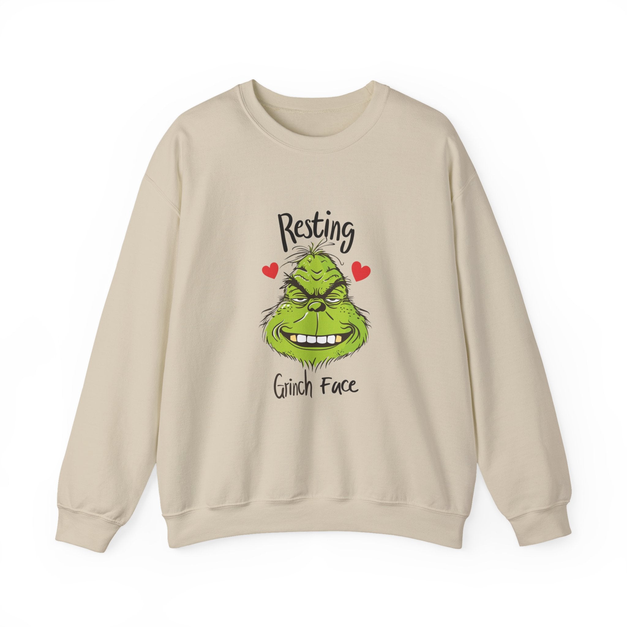 Resting Grinch Face Sweatshirt, Grinch Face Crewneck, Grinchmas Sweater, Christmas Funny Grinch Sweatshirt, Christmas Grinch Shirt Ew People Shirt