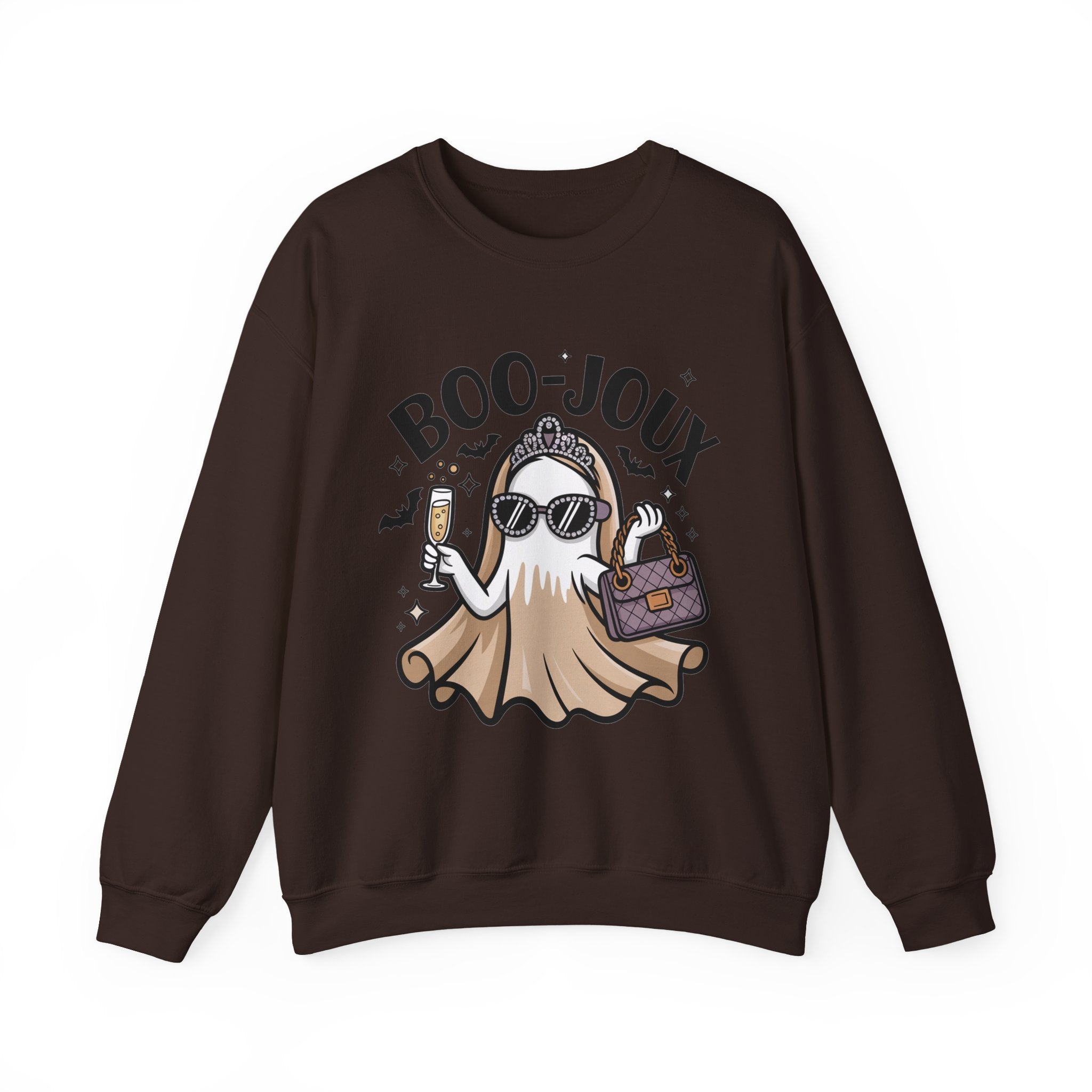Boo-joux Ghost Sweatshirt, Funny Halloween Sweatshirt, Boujee Ghost Pullover, Spooky Season Crewneck, Glam Ghost Shirt, Fall Party Sweatshirt