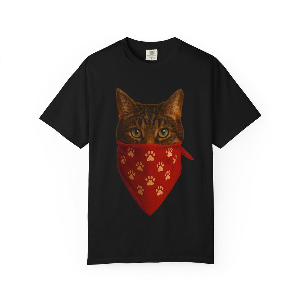 Outlaw Whiskers Tee – Minimal Threat, Maximum Cool. Stylish Tee for Cat Owners, Pet Lover Gift, Cute Cat Apparel, Animal Rescue Support