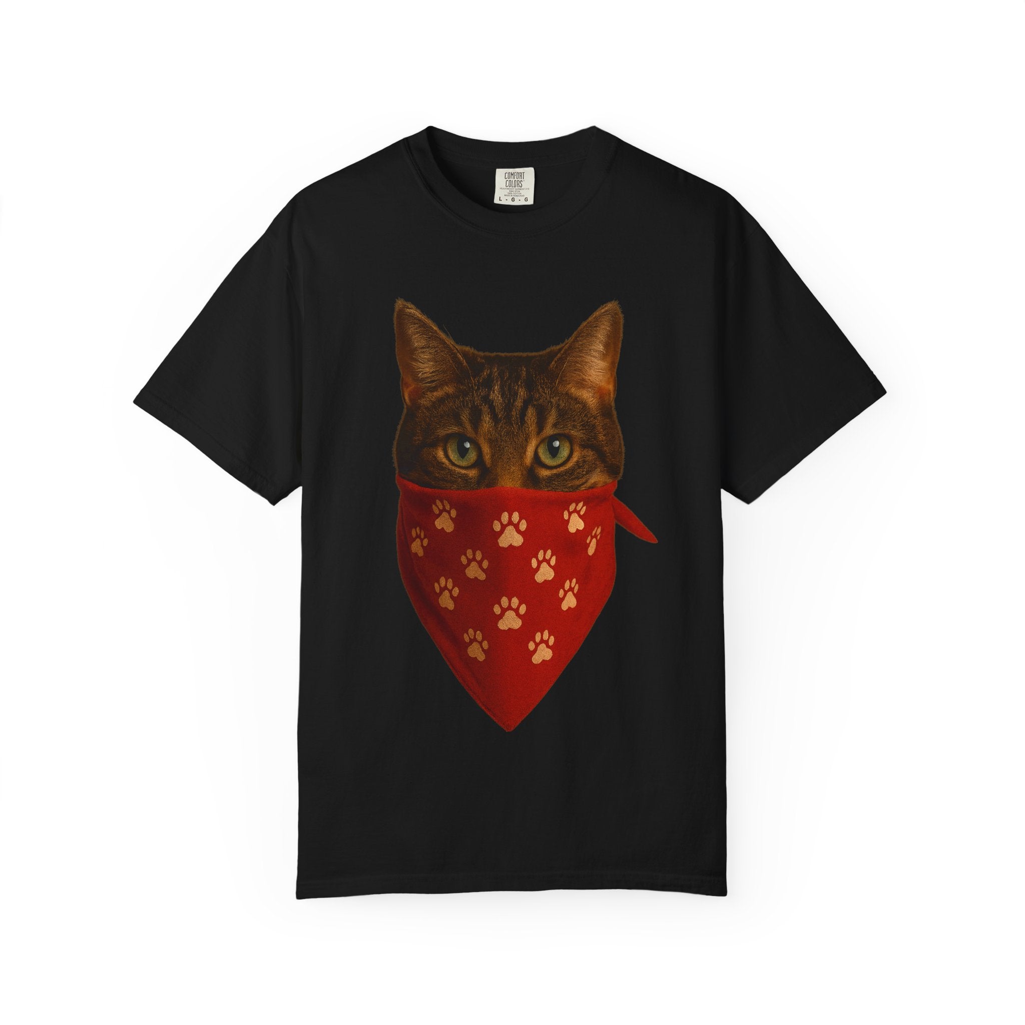 Outlaw Whiskers Tee – Minimal Threat, Maximum Cool. Stylish Tee for Cat Owners, Pet Lover Gift, Cute Cat Apparel, Animal Rescue Support