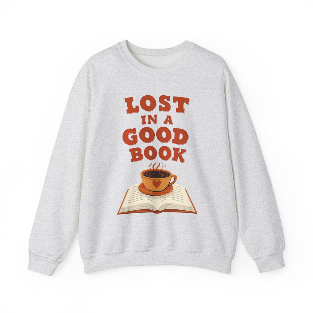 Lost in a Good Book Sweatshirt, Vintage Reading Sweatshirt, Booklover Gift, Reader Gift, Librarian Sweatshirt, Bookworm Pullover, Bookish Crewneck