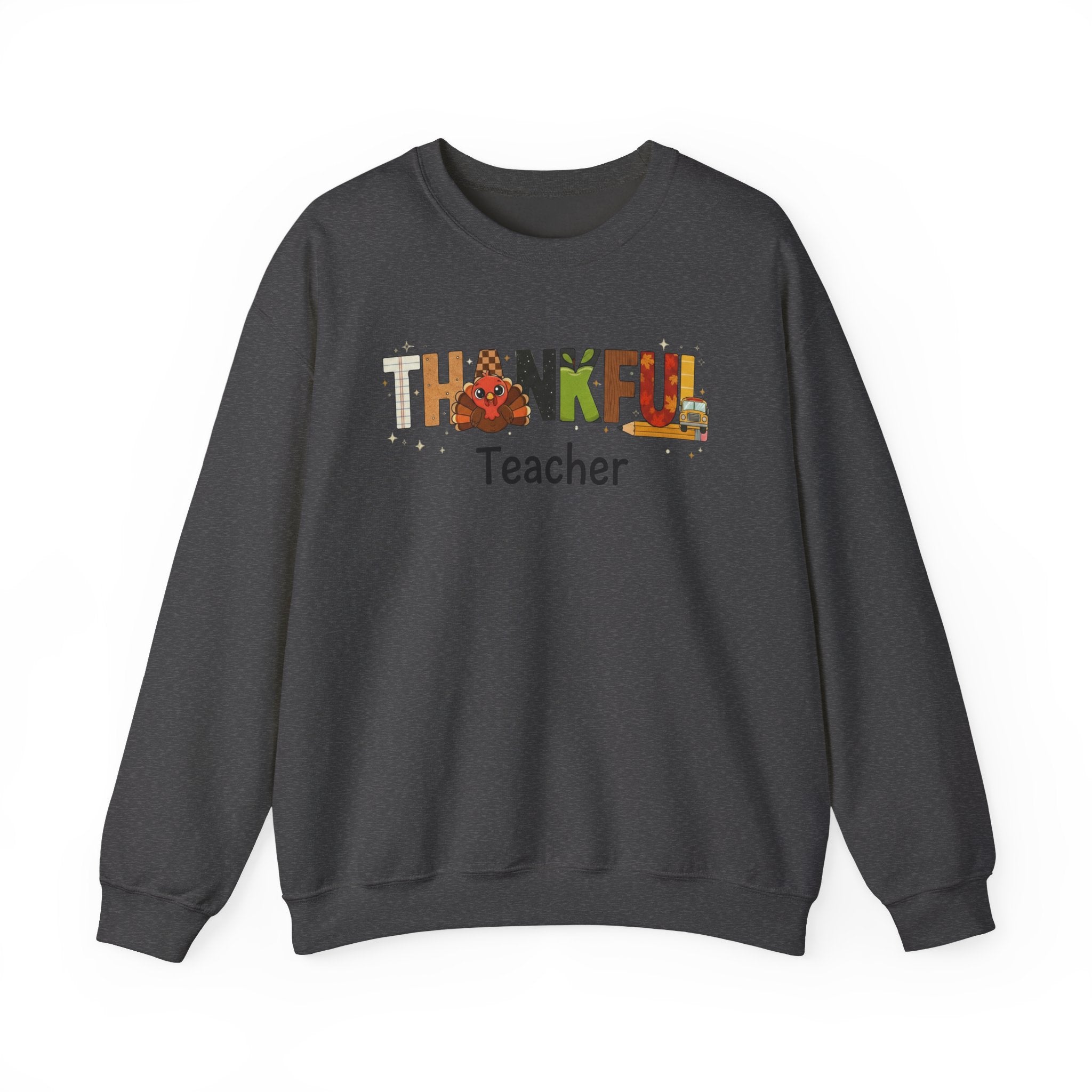 Thankful Teacher Sweatshirt, Turkey Teacher Crewneck, Thanksgiving Teacher Shirt, Kindergarten Teacher Sweatshirt, First Grade Teacher Shirt, Teacher Gift