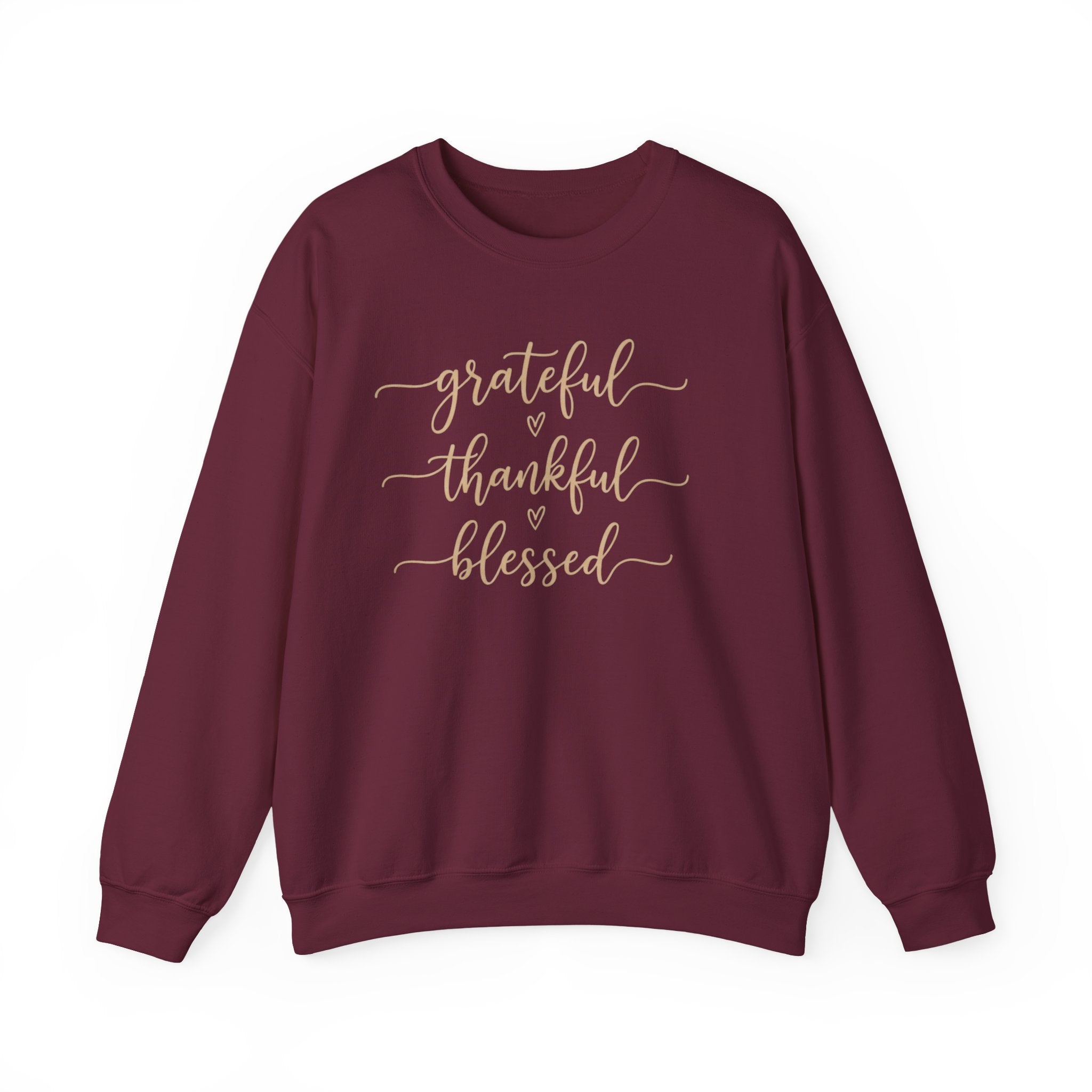 Grateful Thankful Blessed Sweatshirt, Thanksgiving Woman Sweater, Fall Girly Sweater, Thankful Crewneck, Thanksgiving Woman Gift, Grateful Sweatshirt