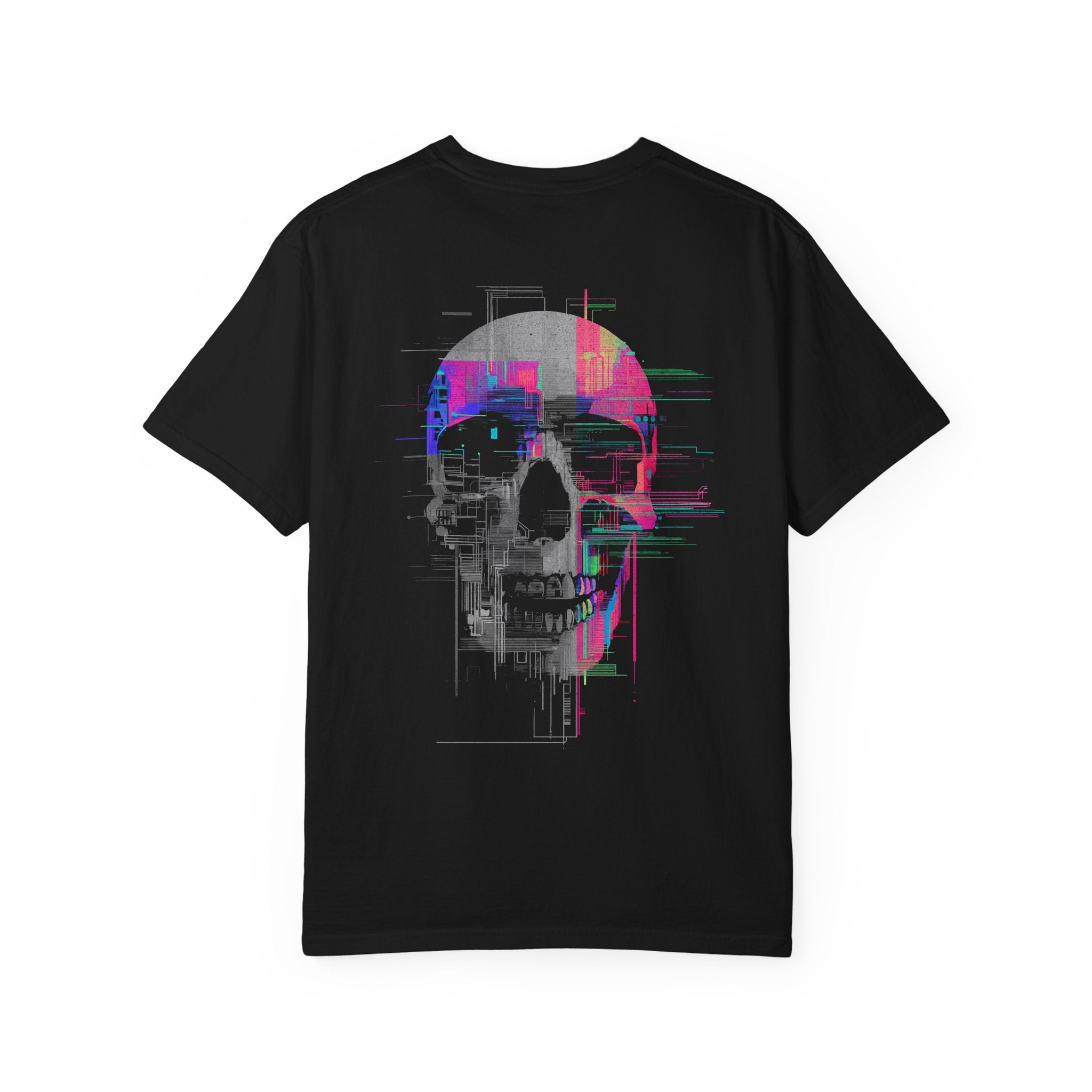 💀 The Glitch in the Machine Tee – You Weren’t Meant to Fit the Code. Glitch Art T-Shirt,  Unisex Graphic Tee, Cyberpunk Style Shirt, Perfect for Music Festivals, Casual Everyday Wear, Unique Gift.