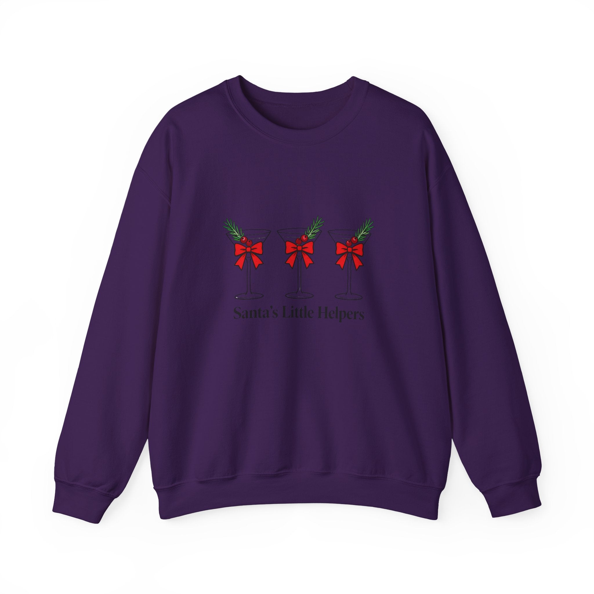 Santa's Little Helpers Sweatshirt, Christmas Woman Crewneck, Womens Christmas Shirt, Christmas Gift, Funny Christmas Shirt, Festive Holiday Gift