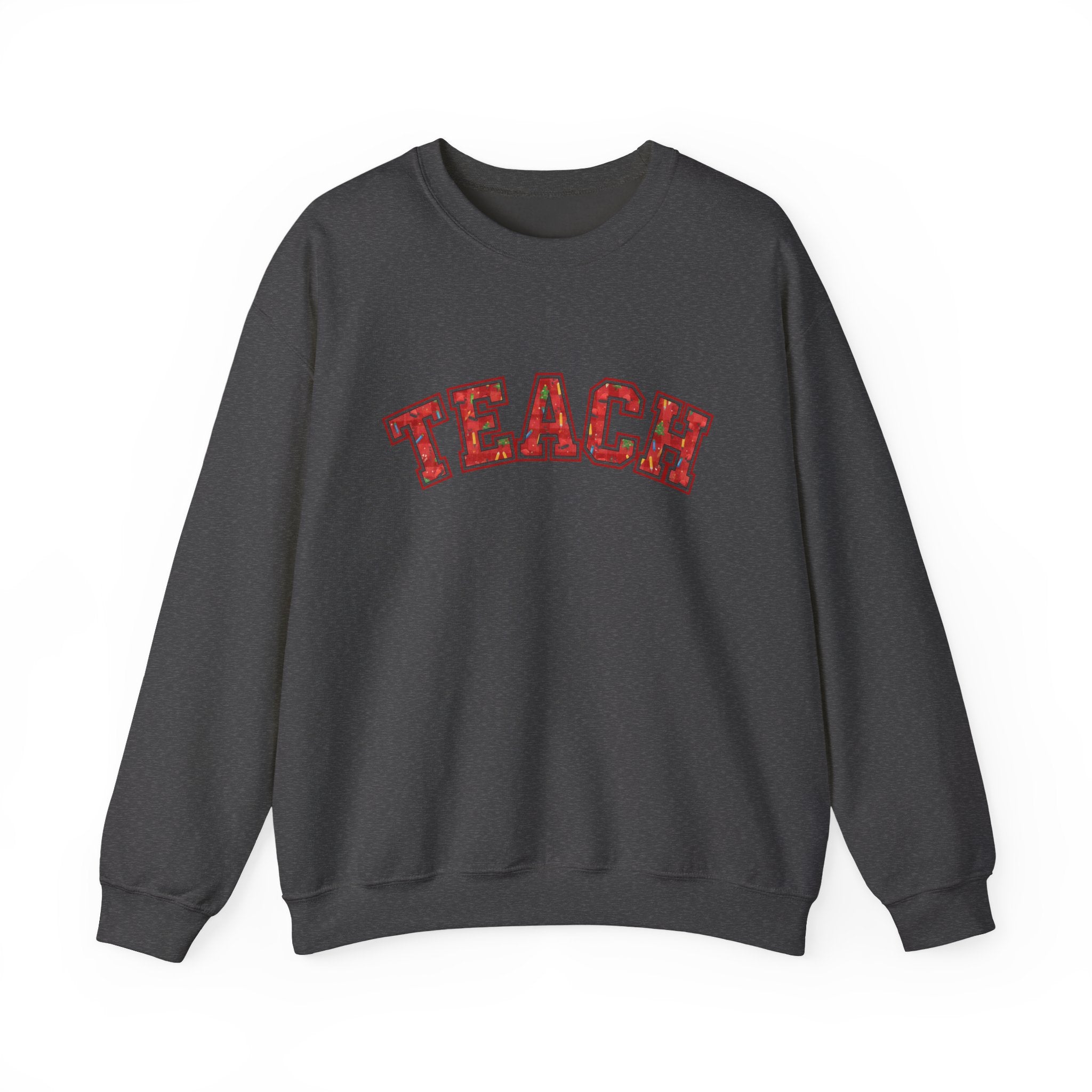 Thankful Teacher Sweatshirt, Teacher Christmas Crewneck, Holiday Teacher Shirt, Teacher Christmas Sweater, Teach Sweatshirt, Trendy Christmas Sweatshirt for Teacher, Cozy Teacher Gift