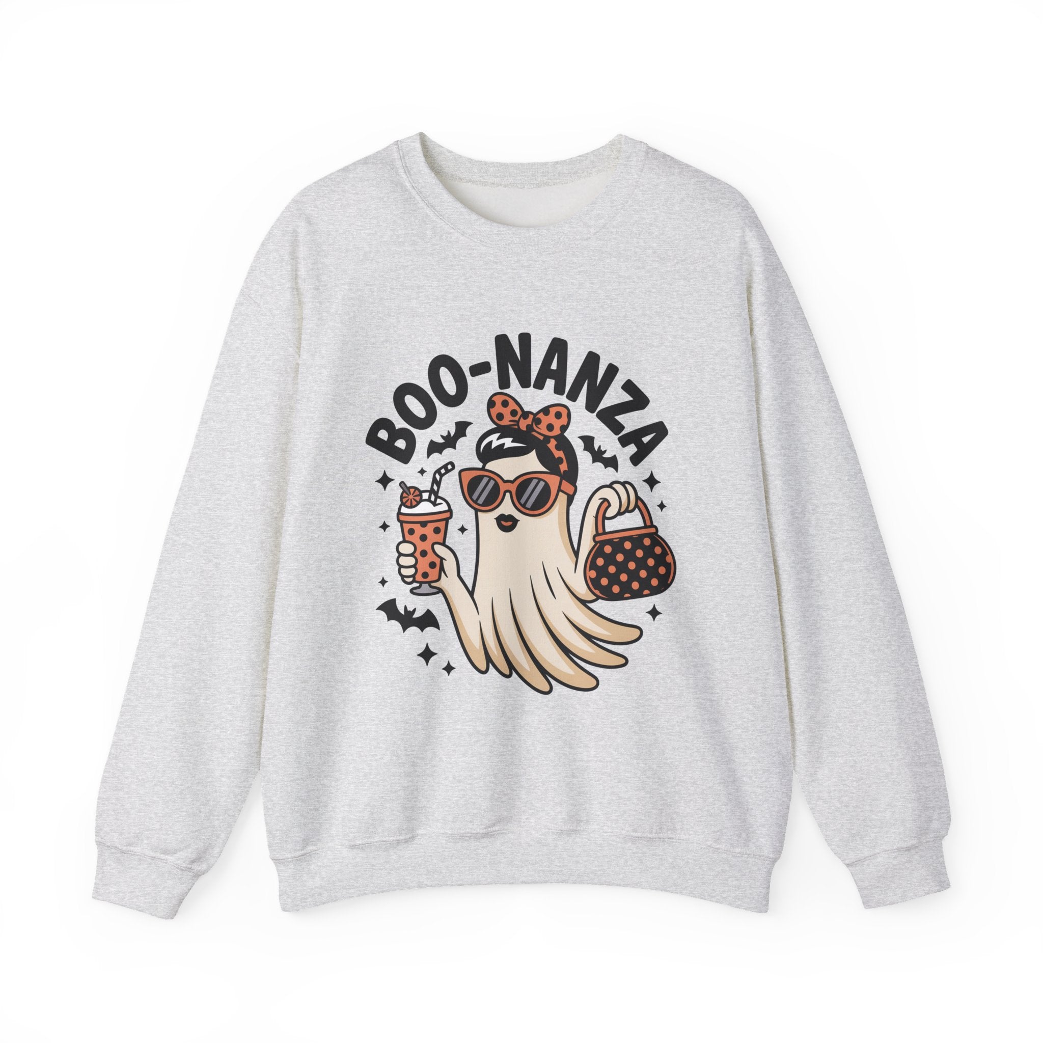 Boo-nanza Ghost Sweatshirt, Funny Halloween Sweatshirt, Boujee Ghost Pullover, Spooky Season Crewneck, Glam Halloween Shirt, Fall Aesthetic Sweatshirt