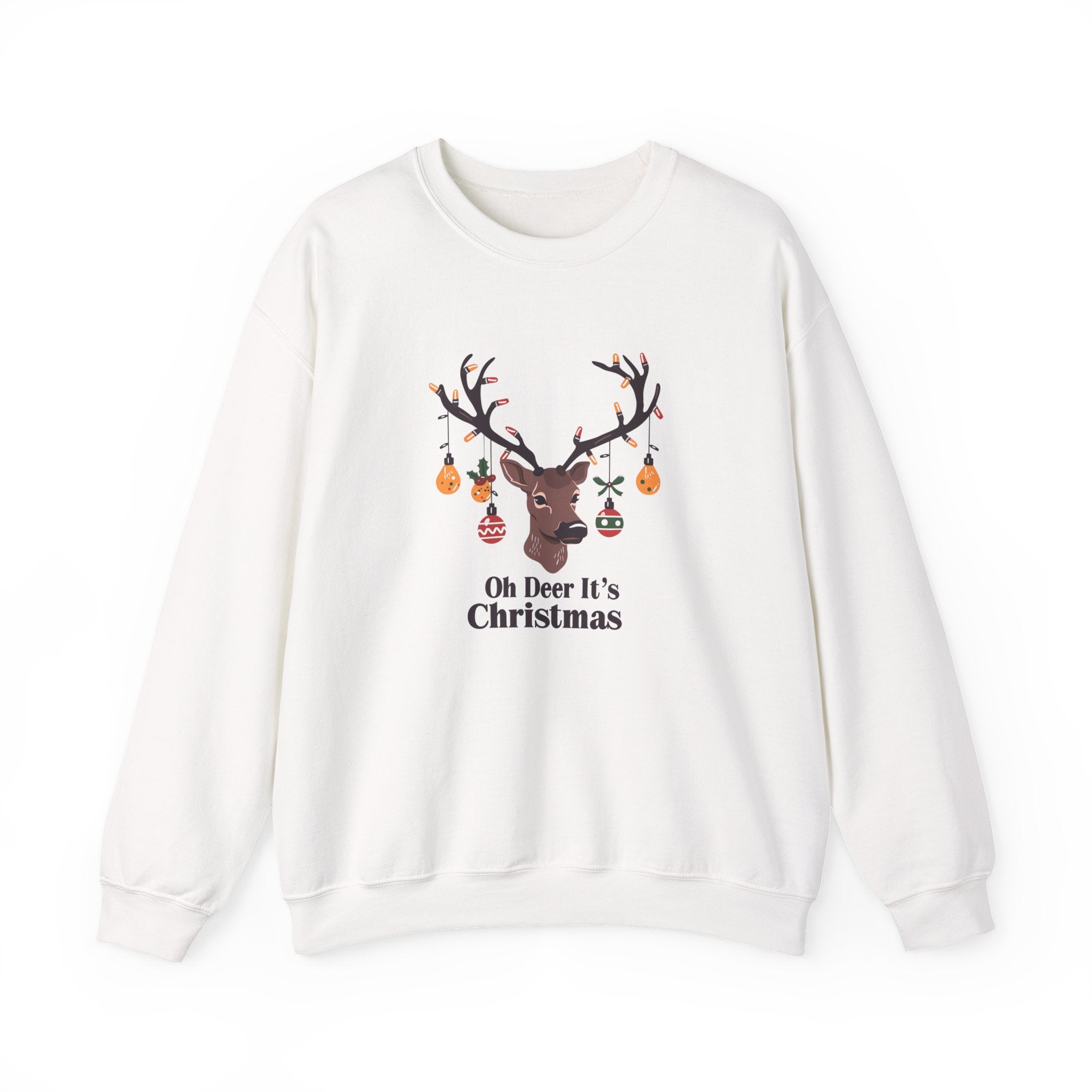 Copy of Oh Dear Christmas Sweatshirt, Deer Christmas Crewneck, Cute Christmas Woman Sweater, Christmas Gift Sweater, Holiday Shirt, Xmas Sweatshirt