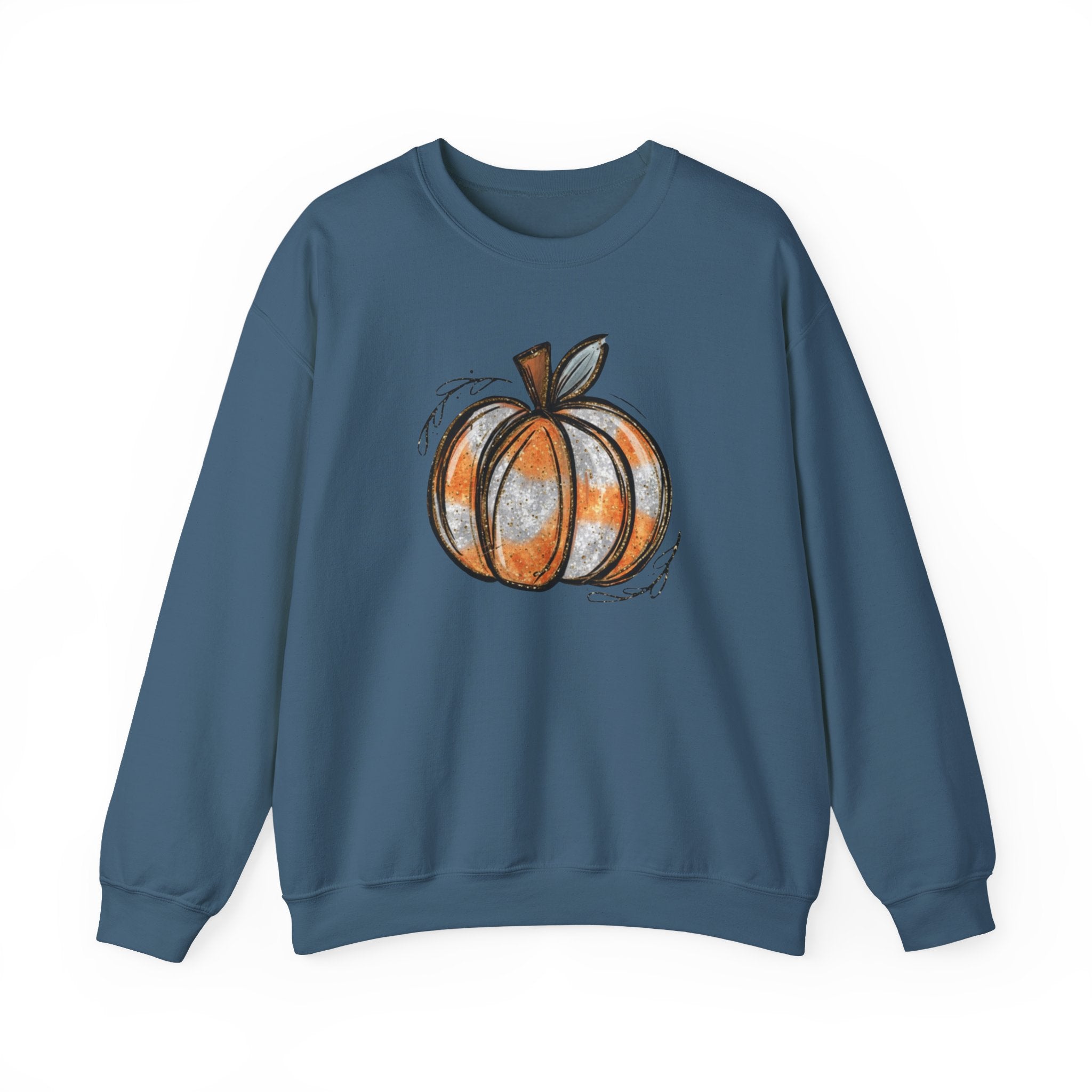 Pumpkin Sweatshirt, Boho Pumpkin Fall Crewneck, Patchwork Pumpkin Sweater, Cute Autumn Sweatshirt, Fall Harvest Shirt, Pumpkin Patch Woman Tee