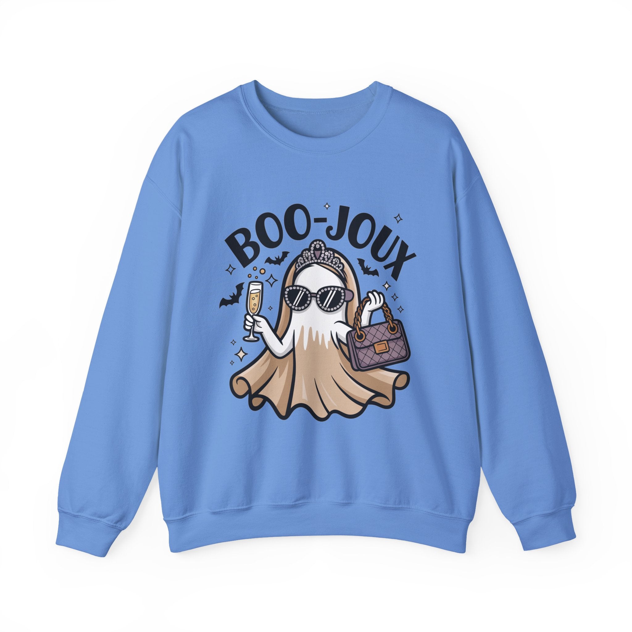 Boo-joux Ghost Sweatshirt, Funny Halloween Sweatshirt, Boujee Ghost Pullover, Spooky Season Crewneck, Glam Ghost Shirt, Fall Party Sweatshirt