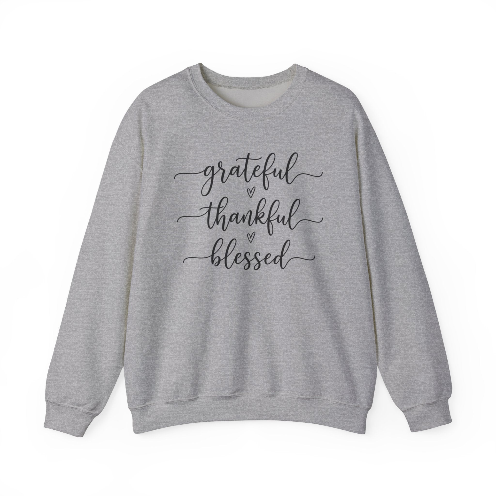 Grateful Thankful Blessed Sweatshirt, Thanksgiving Woman Sweater, Fall Girly Sweater, Thankful Crewneck, Thanksgiving Woman Gift, Grateful Sweatshirt
