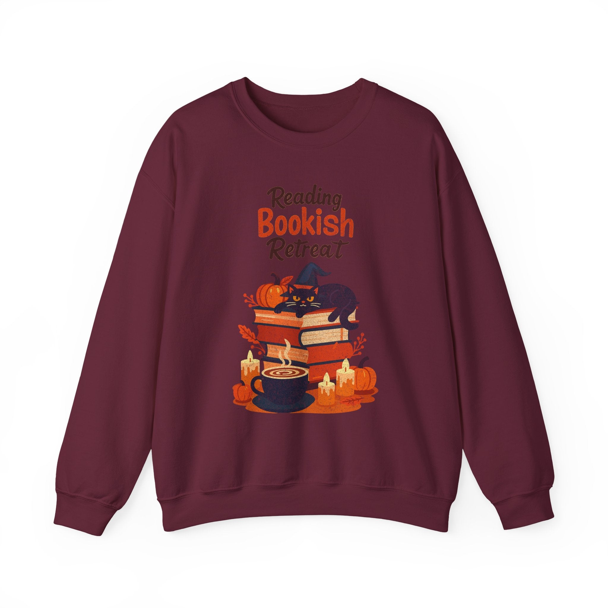 Reading Bookish Retreat Vintage Sweatshirt, Vintage Reading Sweatshirt, Booklover Gift, Reader Gift, Librarian Sweatshirt, Bookworm Pullover, Bookish Crewneck