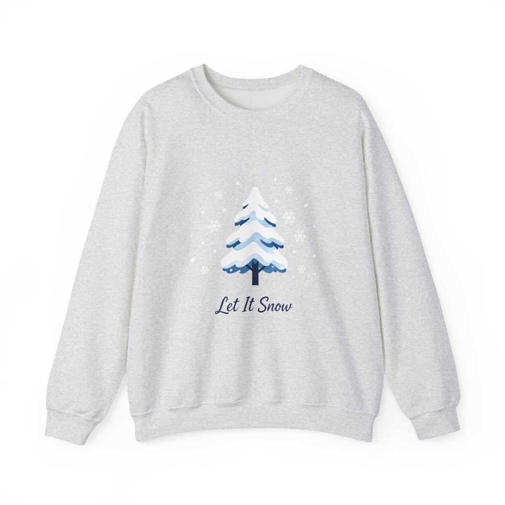 Let It Snow Sweatshirt, Christmas Tree Crewneck, Woman Winter Sweatshirt, Christmas Shirts for Women, Winter Sweatshirt, Winter Gift for Women
