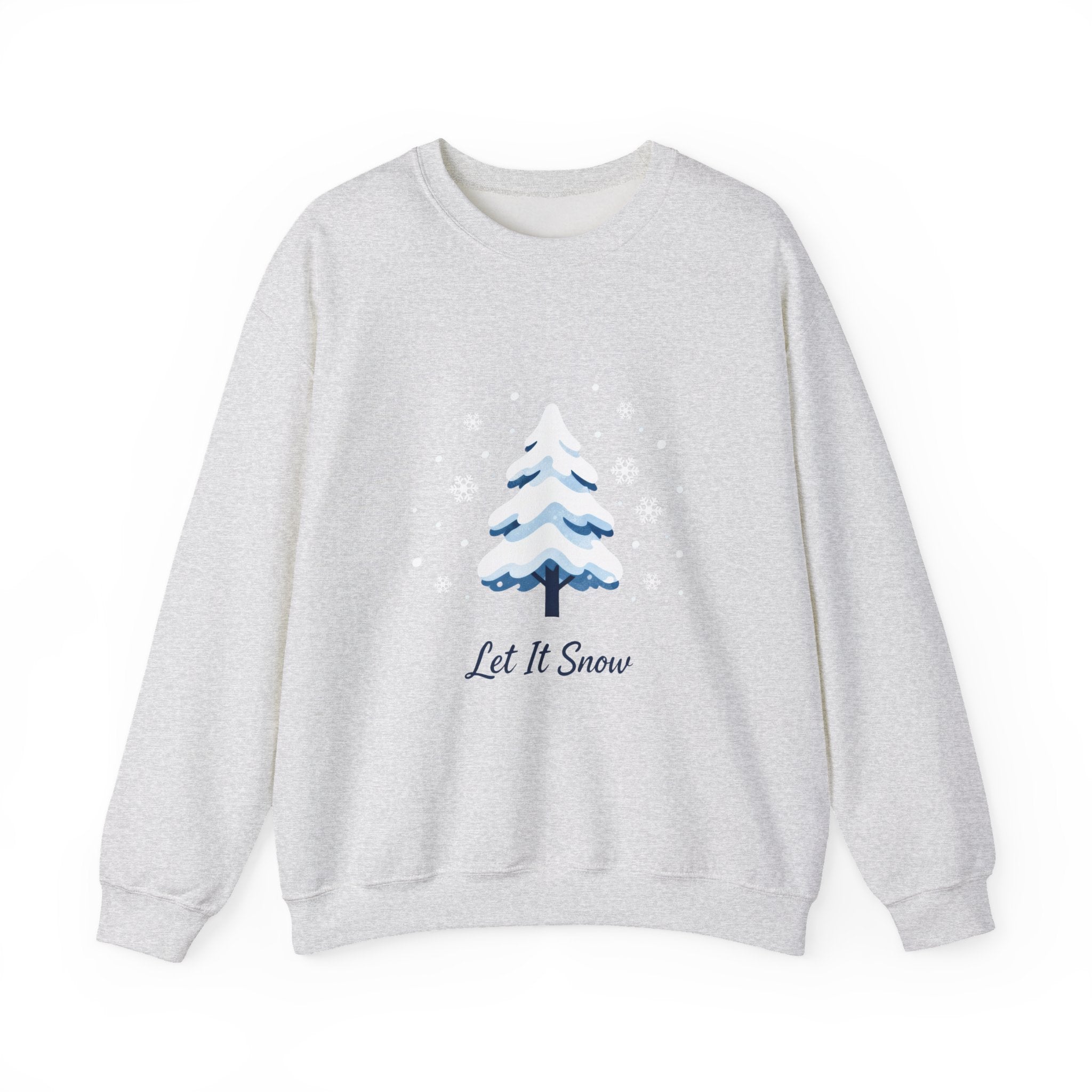 Let It Snow Sweatshirt, Christmas Tree Crewneck, Woman Winter Sweatshirt, Christmas Shirts for Women, Winter Sweatshirt, Winter Gift for Women