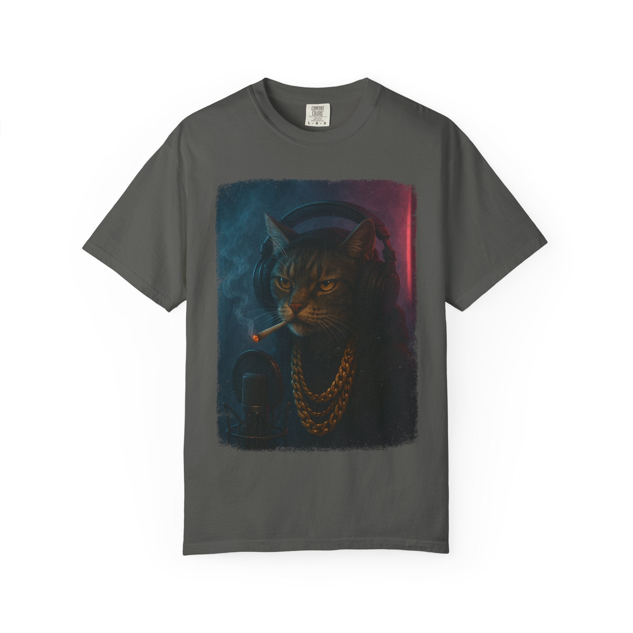 Studio Savage Tee. Unique Gift for Cat Lovers, Funny Cat Tee, Casual Wear, Perfect for Birthdays, Holidays, or Everyday