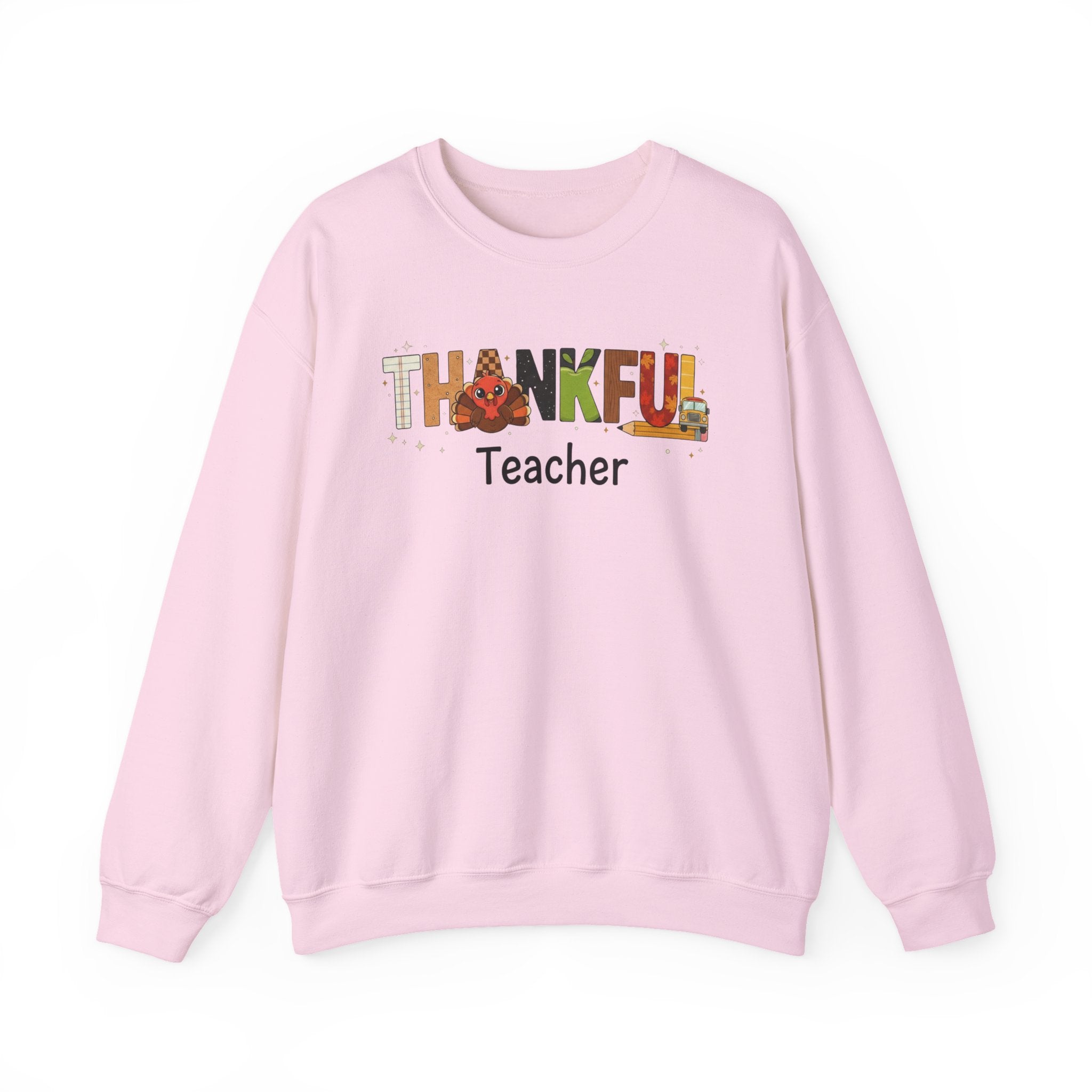 Thankful Teacher Sweatshirt, Turkey Teacher Crewneck, Thanksgiving Teacher Shirt, Kindergarten Teacher Sweatshirt, First Grade Teacher Shirt, Teacher Gift