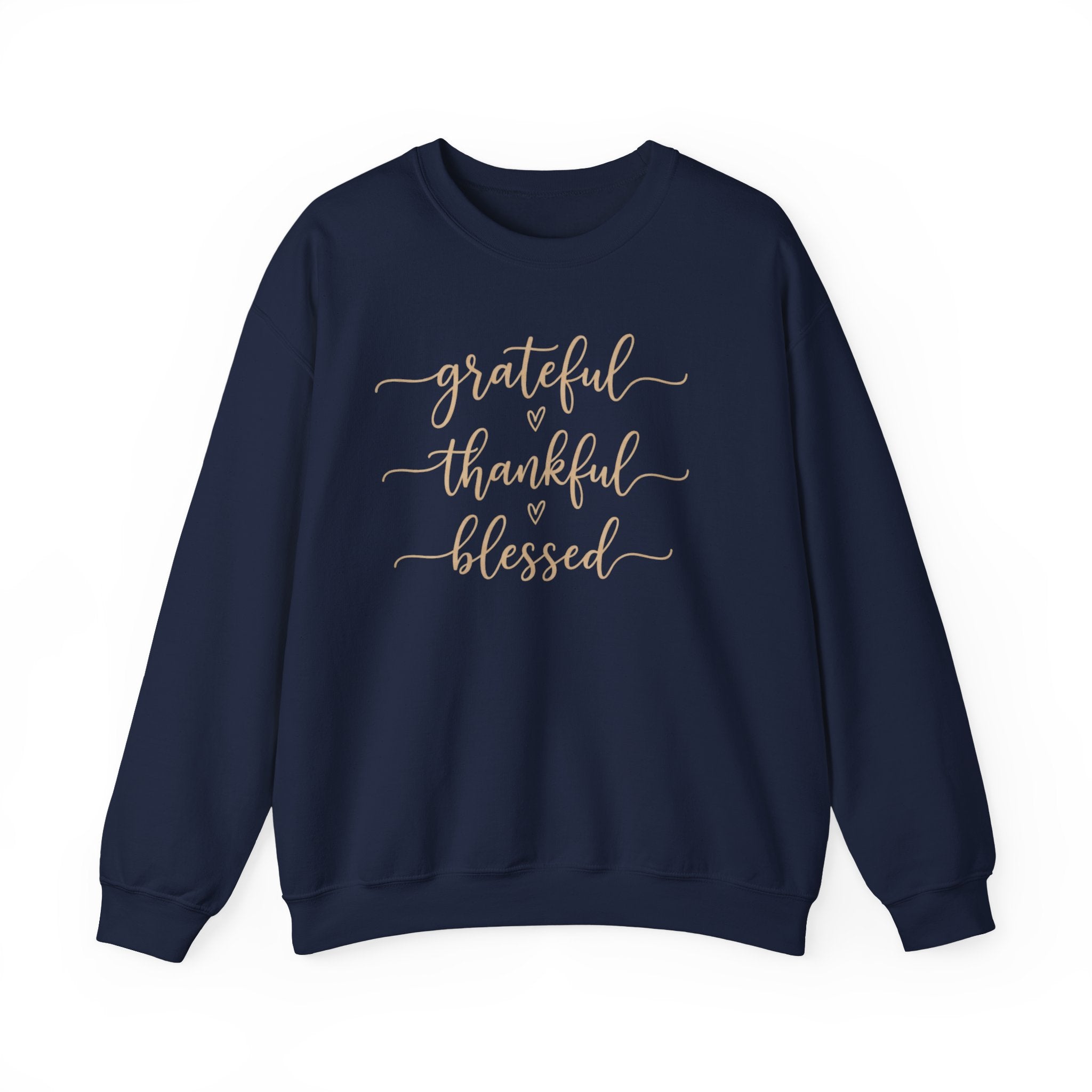 Grateful Thankful Blessed Sweatshirt, Thanksgiving Woman Sweater, Fall Girly Sweater, Thankful Crewneck, Thanksgiving Woman Gift, Grateful Sweatshirt