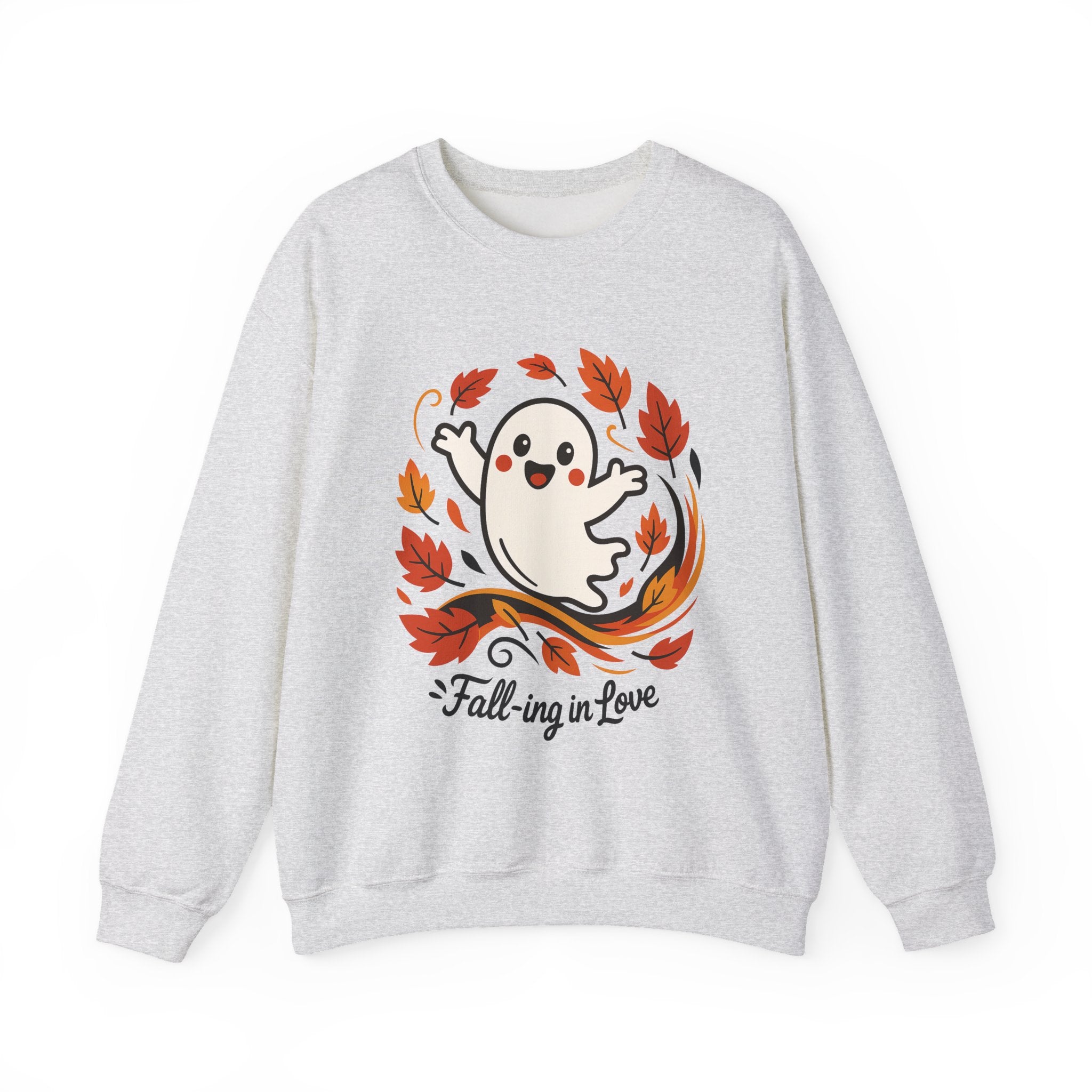 Ghost Fall Sweatshirt, Cute Halloween Crewneck, Cozy Fall Pullover, Autumn Aesthetic Crewneck, Spooky Season Gift, Fall Lovers Sweatshirt