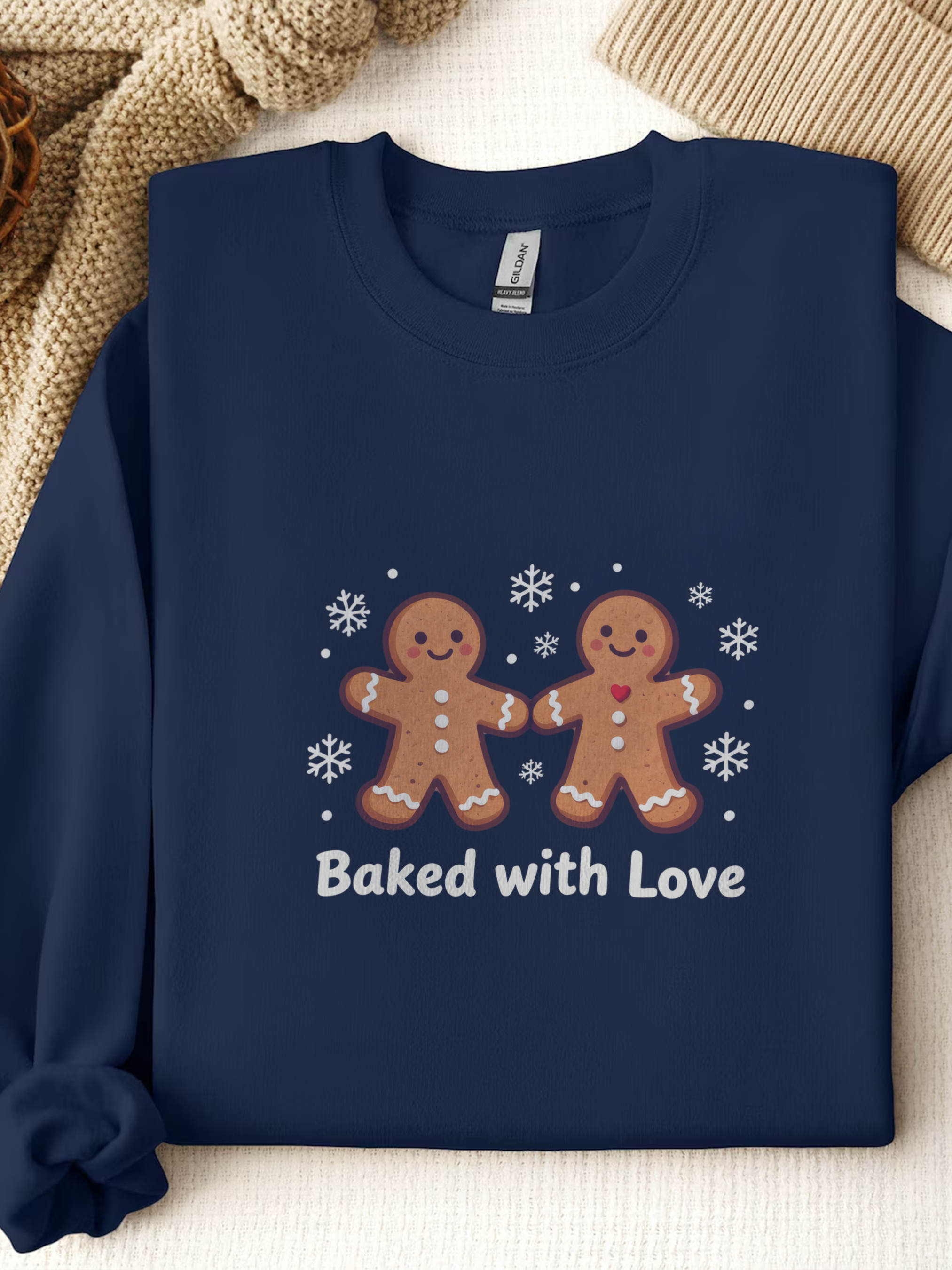 Cute Gingerbread Cookies Sweatshirt, Cute Christmas Cookies Crewneck, Christmas Gingerbread Cookies Shirt, Festive Holiday Outfit, Holiday Women Sweater