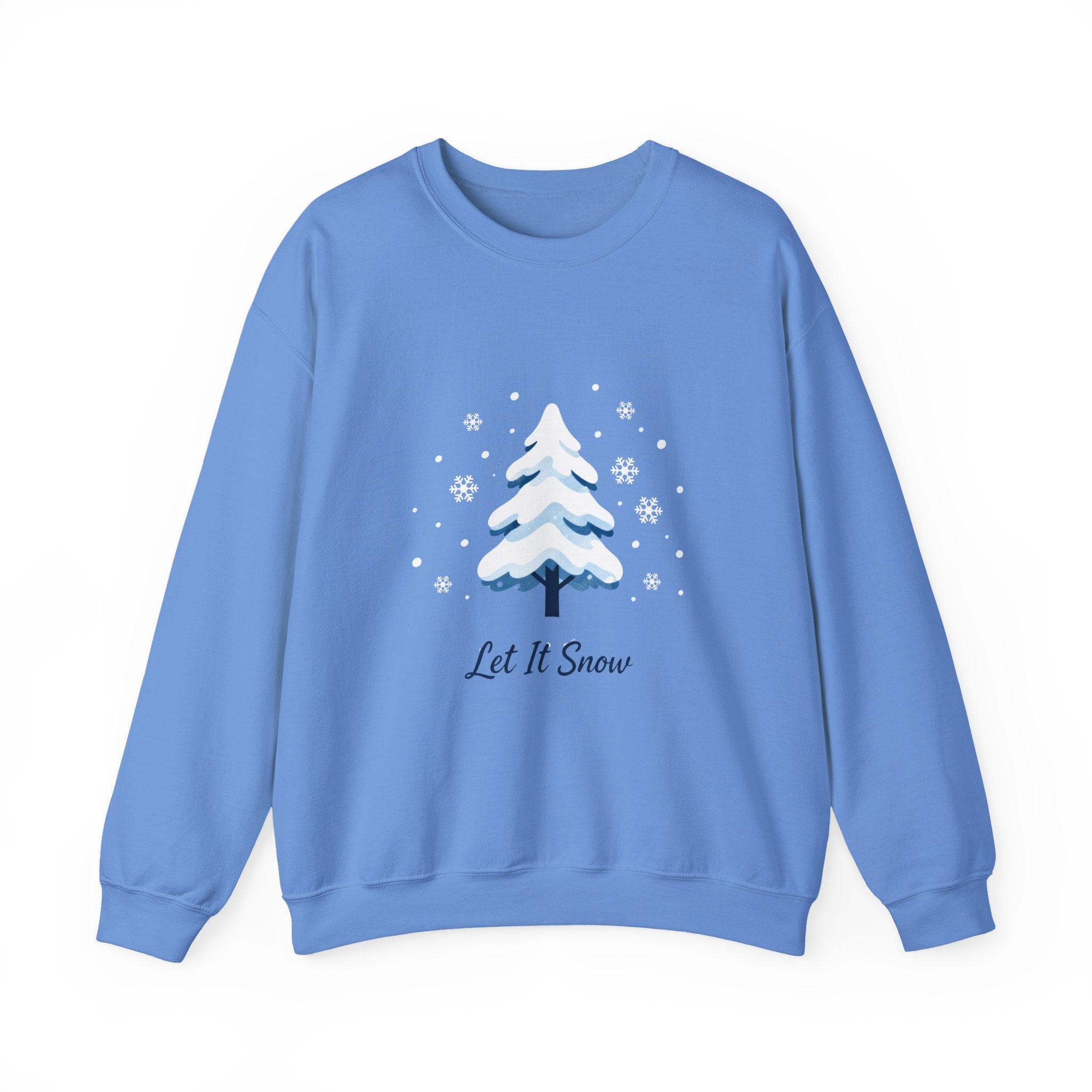 Let It Snow Sweatshirt, Christmas Tree Crewneck, Woman Winter Sweatshirt, Christmas Shirts for Women, Winter Sweatshirt, Winter Gift for Women