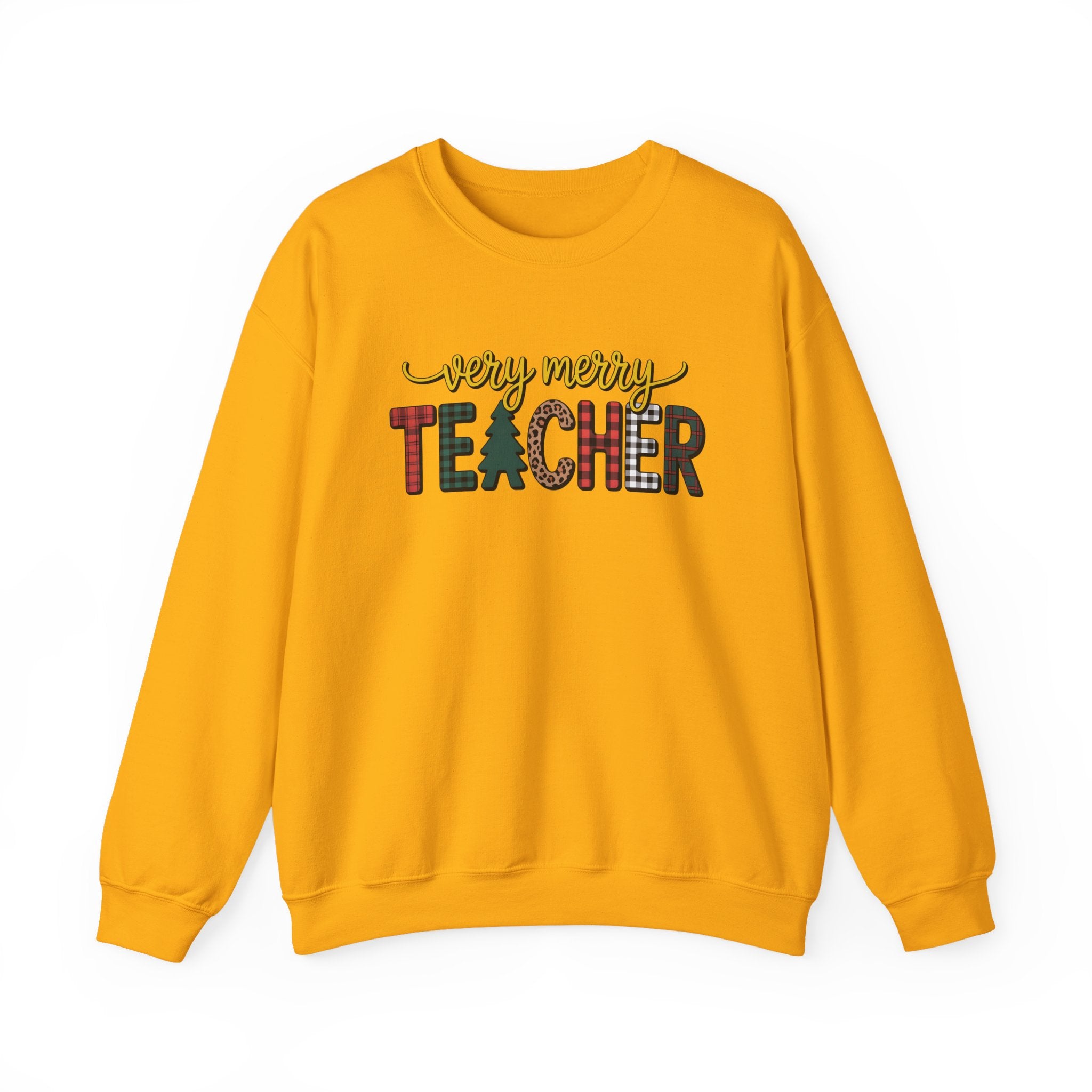 Teacher Christmas Sweatshirt, Merry Christmas Teachers Crewneck, Holly Jolly Teacher Xmas Sweater, Teacher Party Sweatshirt