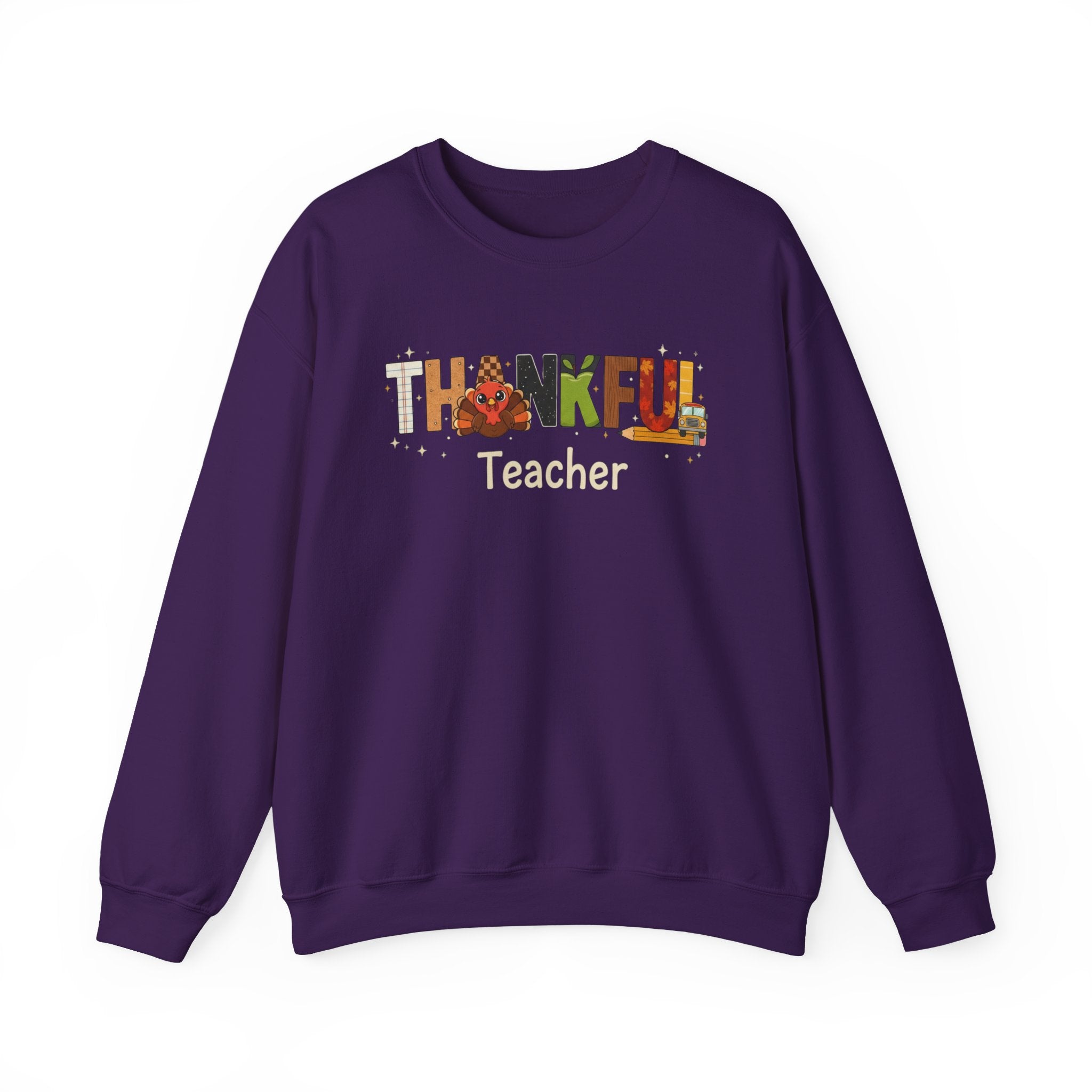 Thankful Teacher Sweatshirt, Turkey Teacher Crewneck, Thanksgiving Teacher Shirt, Kindergarten Teacher Sweatshirt, First Grade Teacher Shirt, Teacher Gift