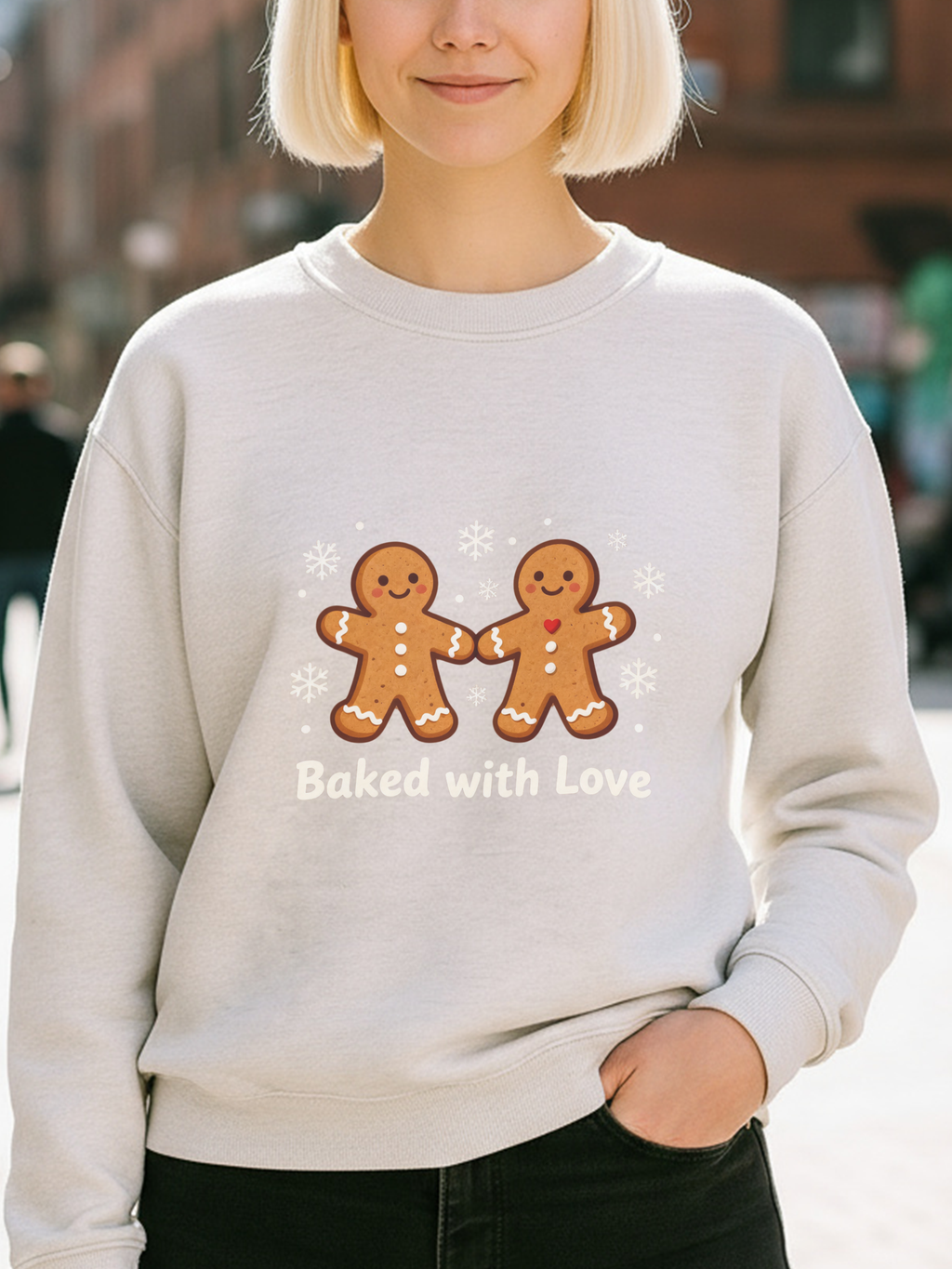 Cute Gingerbread Cookies Sweatshirt, Cute Christmas Cookies Crewneck, Christmas Gingerbread Cookies Shirt, Festive Holiday Outfit, Holiday Women Sweater