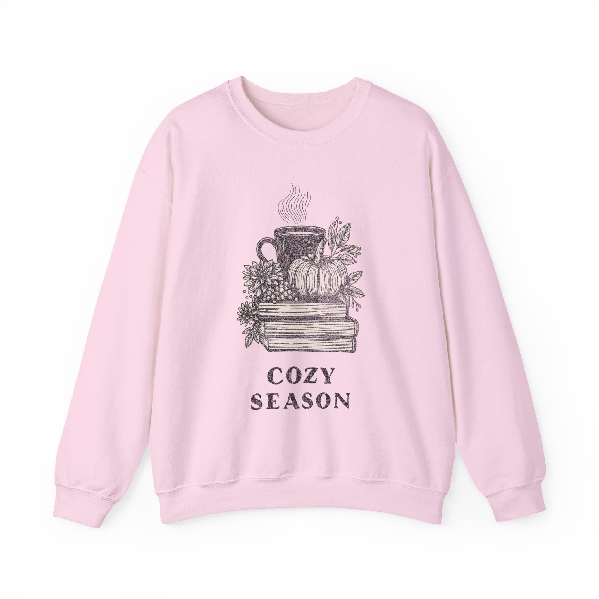 Cozy Season Sweatshirt, Vintage Reading Sweatshirt, Booklover Gift, Reader Gift, Librarian Sweatshirt, Bookworm Pullover, Bookish Crewneck