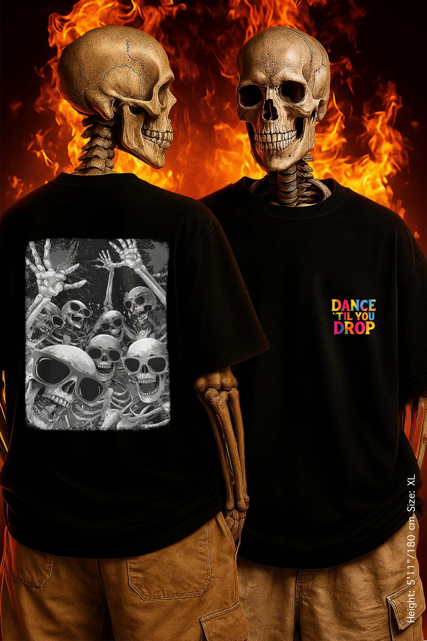 Dance ’Til You Drop Tee – Party Hard, Rest Never, Unisex Garment-Dyed T-shirt