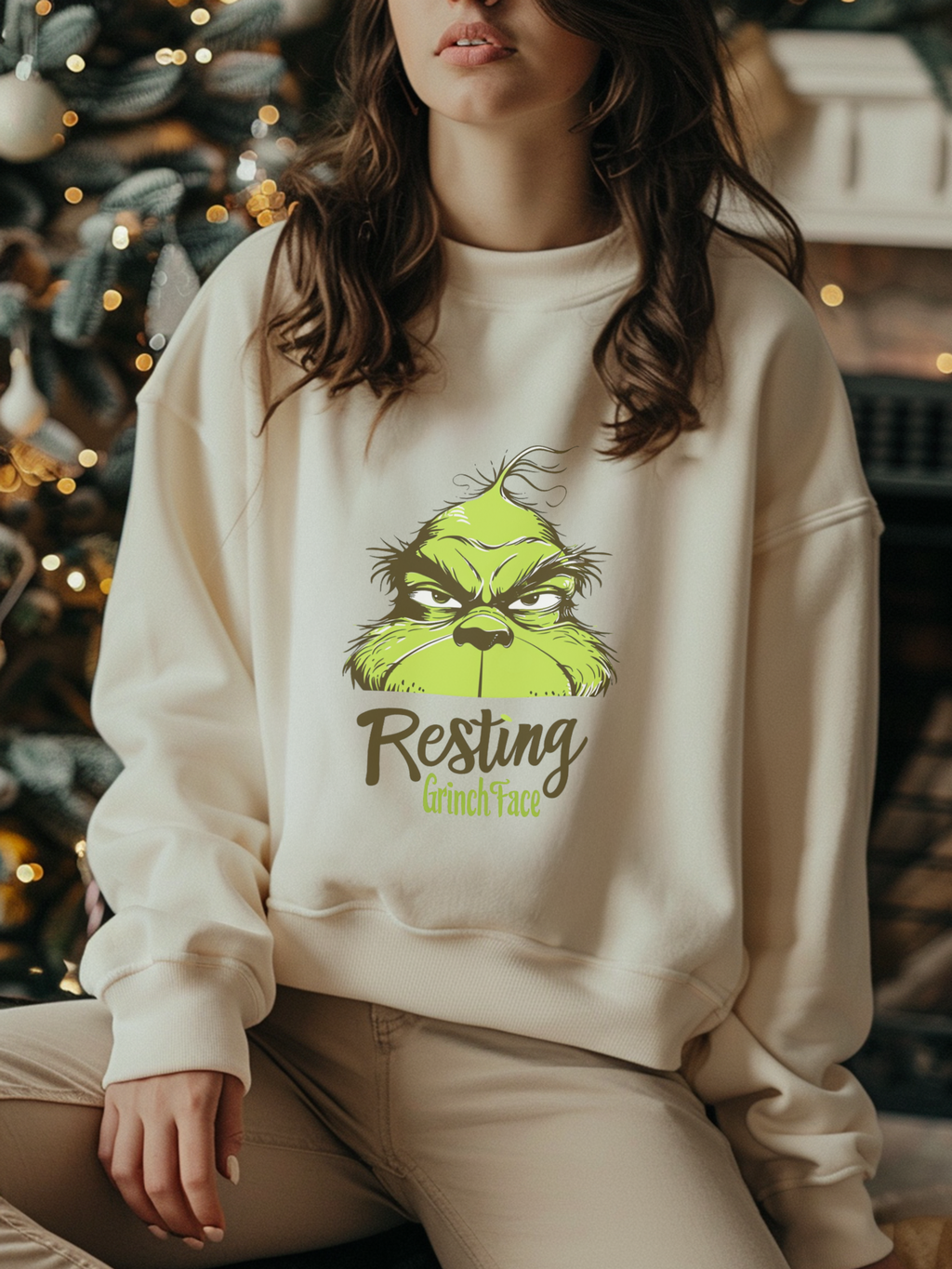 Grinch Face Sweatshirt, Grinch Face Crewneck, Grinchmas Sweater, Christmas Grinch Shirt, Christmas Funny Grinch Sweatshirt, Ew People Shirt