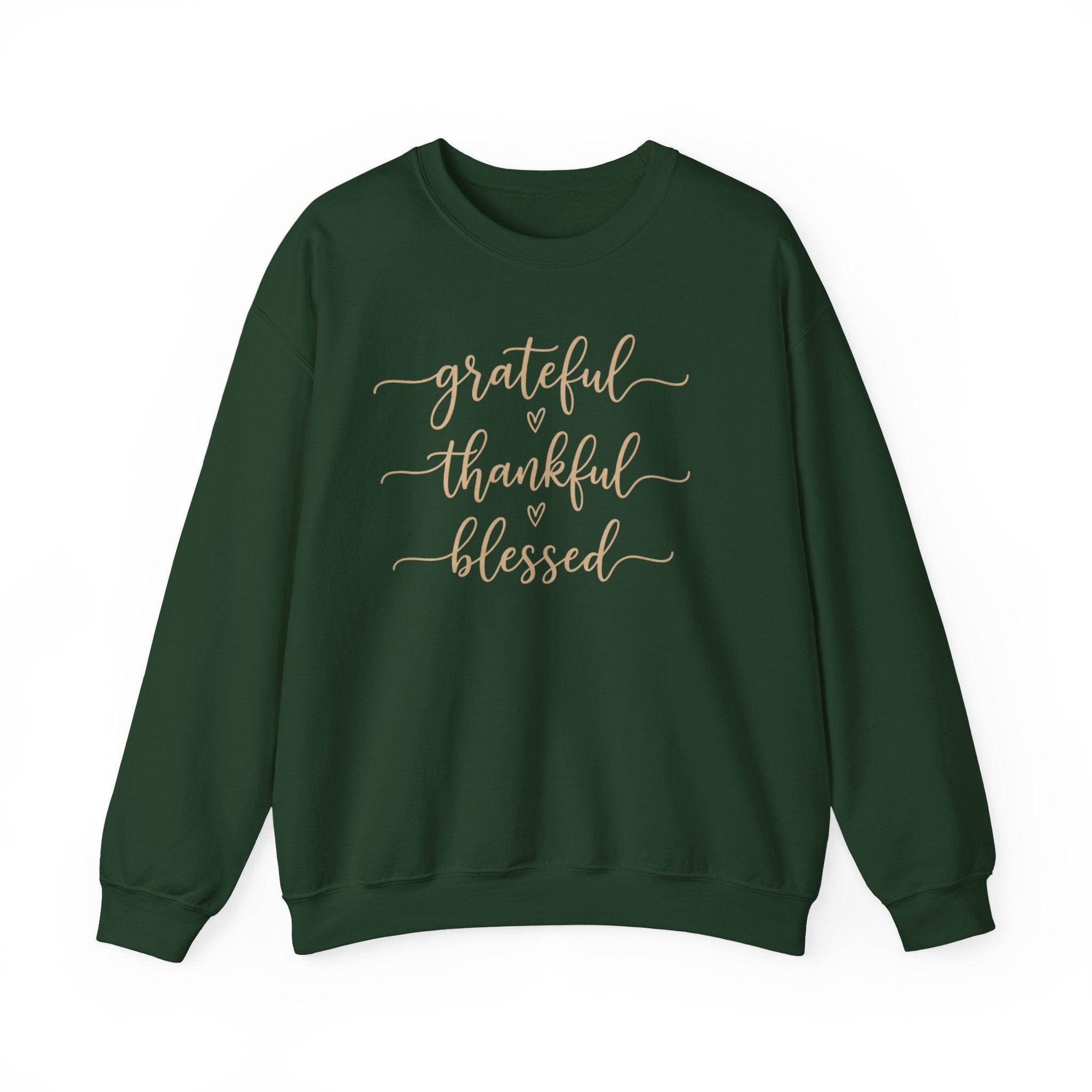 Grateful Thankful Blessed Sweatshirt, Thanksgiving Woman Sweater, Fall Girly Sweater, Thankful Crewneck, Thanksgiving Woman Gift, Grateful Sweatshirt