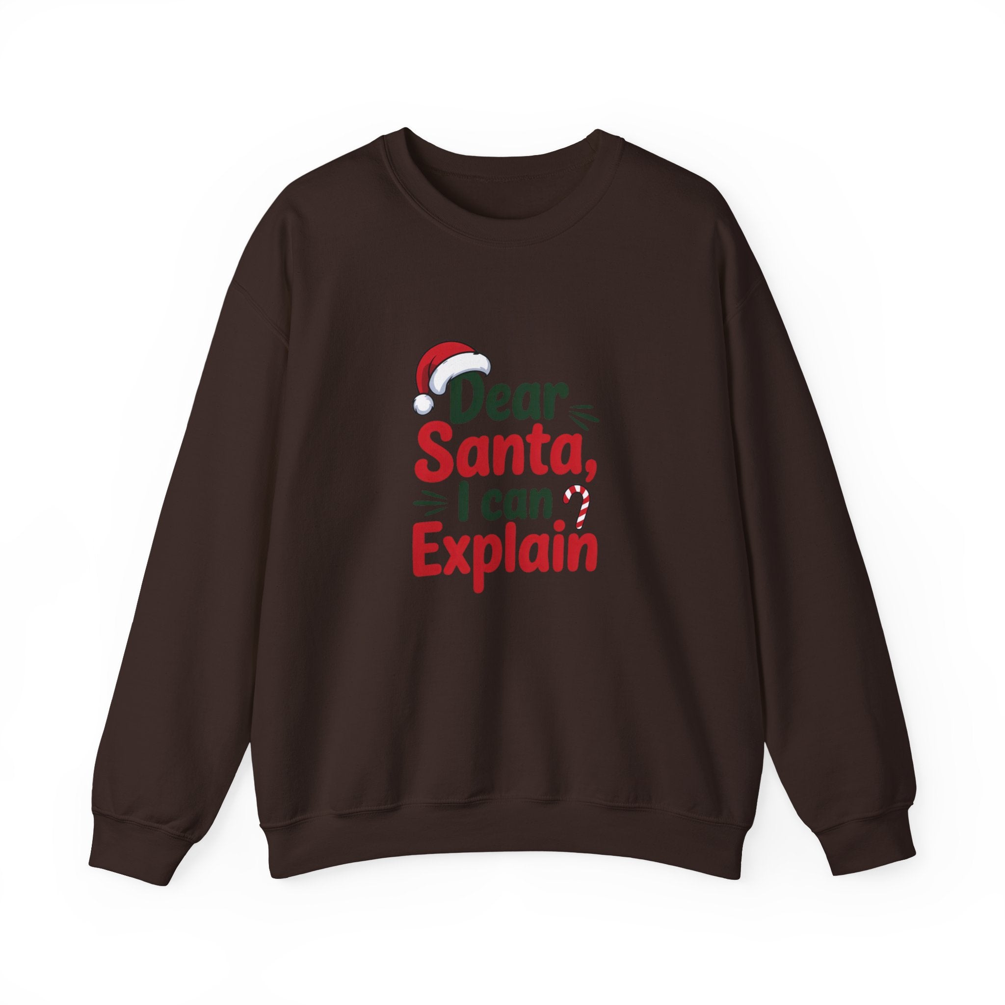 Dear Santa I Can Explain Sweatshirt,  Funny Santa Crewneck, Santa Lover Sweater, Christmas Woman Shirt, Holiday Woman Gift, Xmas Sweatshirt
