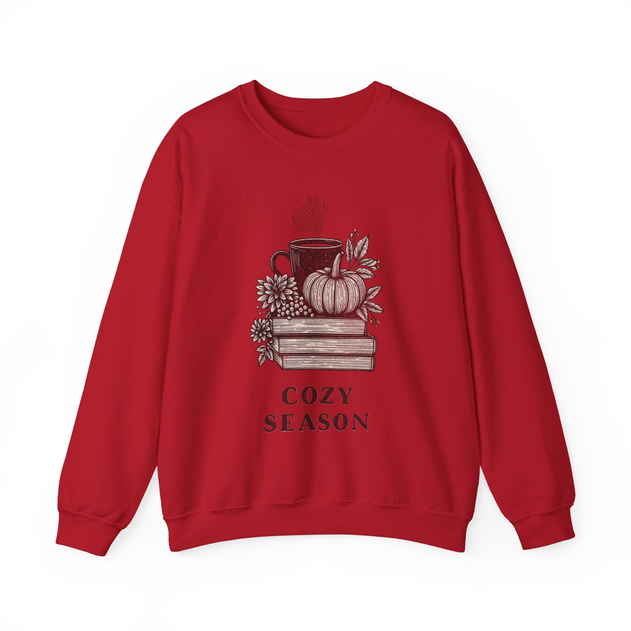 Cozy Season Sweatshirt, Vintage Reading Sweatshirt, Booklover Gift, Reader Gift, Librarian Sweatshirt, Bookworm Pullover, Bookish Crewneck