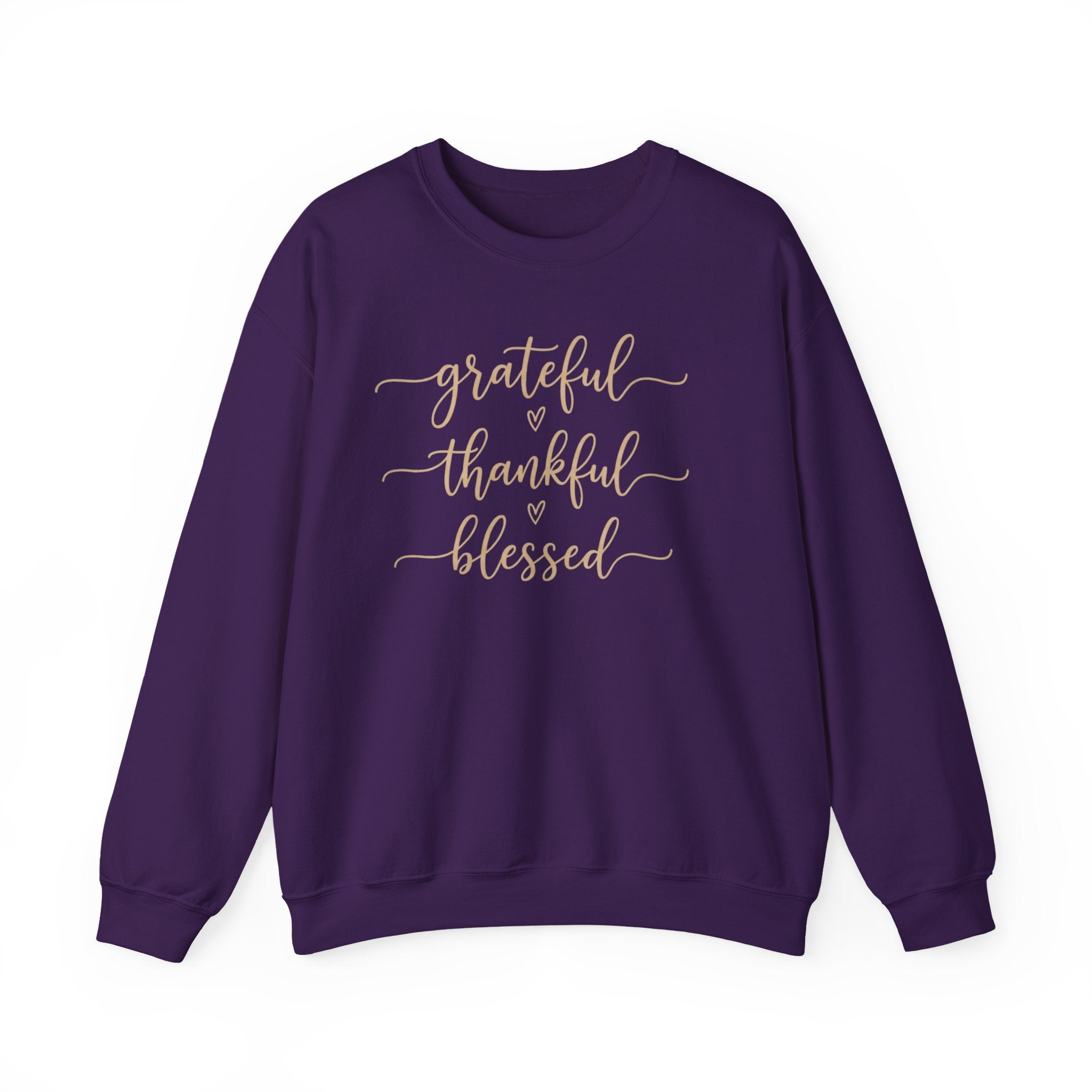 Grateful Thankful Blessed Sweatshirt, Thanksgiving Woman Sweater, Fall Girly Sweater, Thankful Crewneck, Thanksgiving Woman Gift, Grateful Sweatshirt