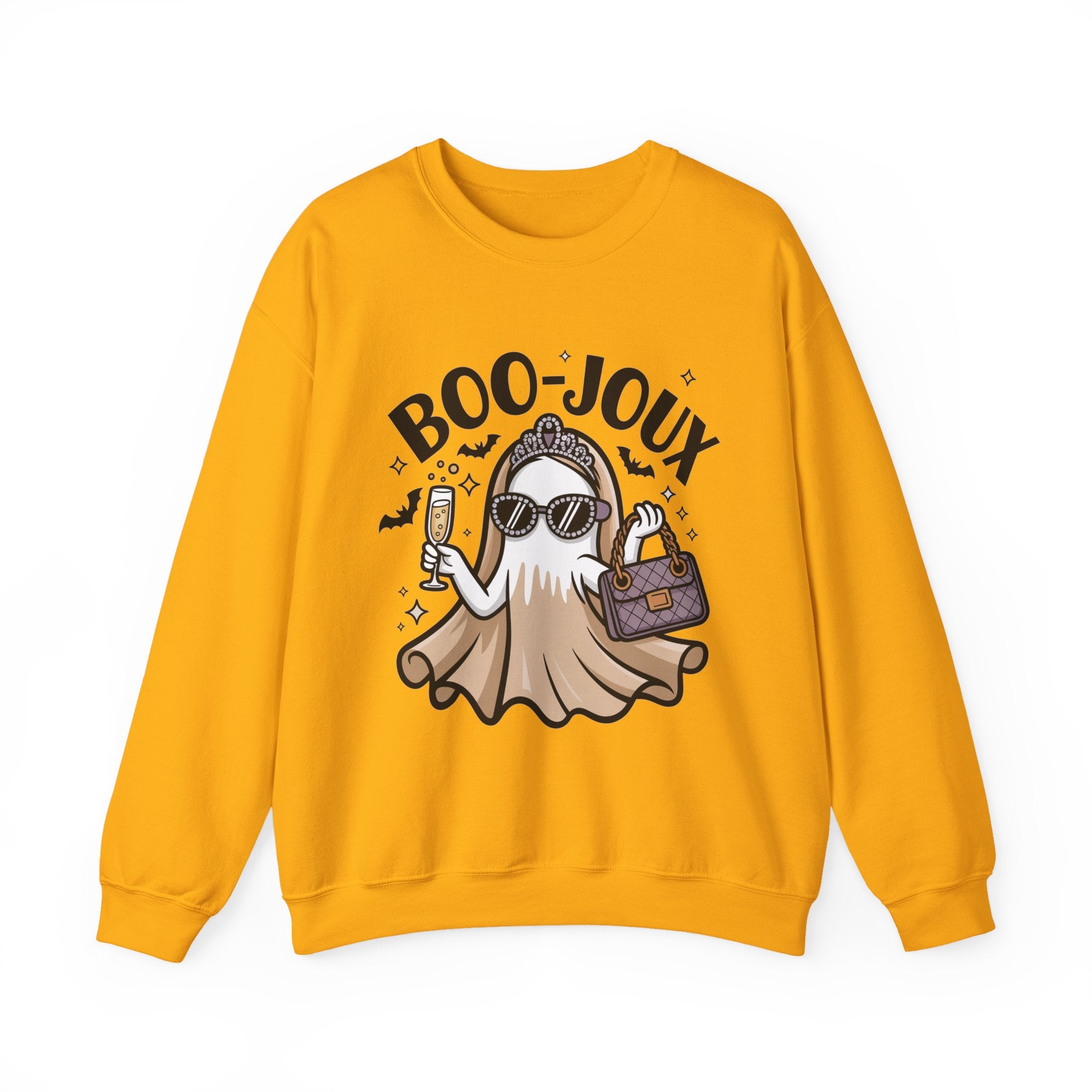 Boo-joux Ghost Sweatshirt, Funny Halloween Sweatshirt, Boujee Ghost Pullover, Spooky Season Crewneck, Glam Ghost Shirt, Fall Party Sweatshirt