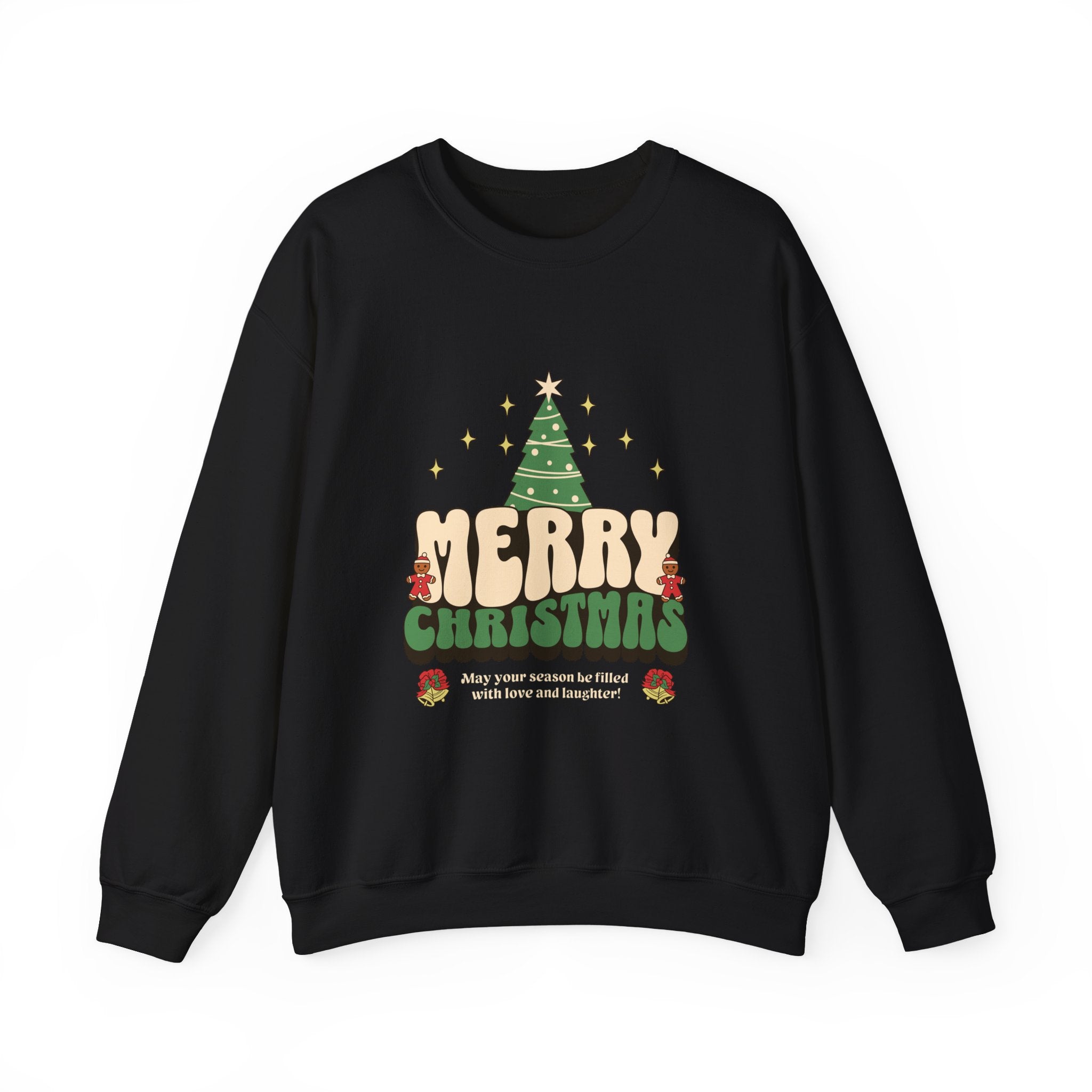 Merry Christmas Sweatshirt, Retro Christmas Tree Sweatshirt, Vintage Holiday Pullover, Cozy Winter Crewneck, Xmas Gift for Her, Festive Retro Shirt