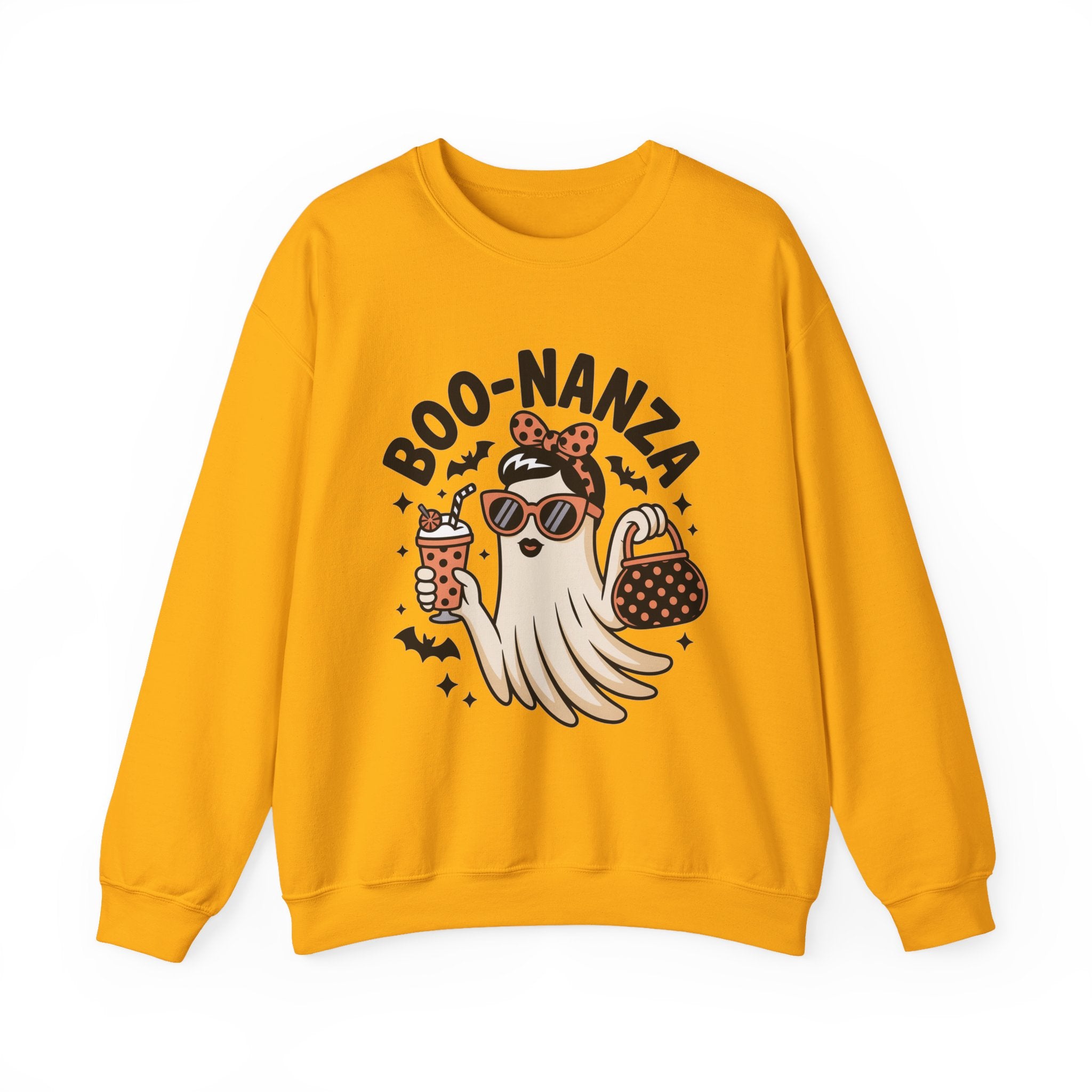 Boo-nanza Ghost Sweatshirt, Funny Halloween Sweatshirt, Boujee Ghost Pullover, Spooky Season Crewneck, Glam Halloween Shirt, Fall Aesthetic Sweatshirt